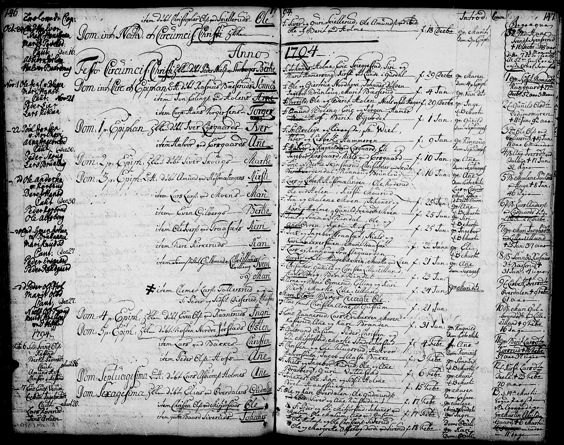 Fåberg prestekontor, AV/SAH-PREST-086/H/Ha/Haa/L0002: Parish register (official) no. 2, 1775-1818, p. 146-147