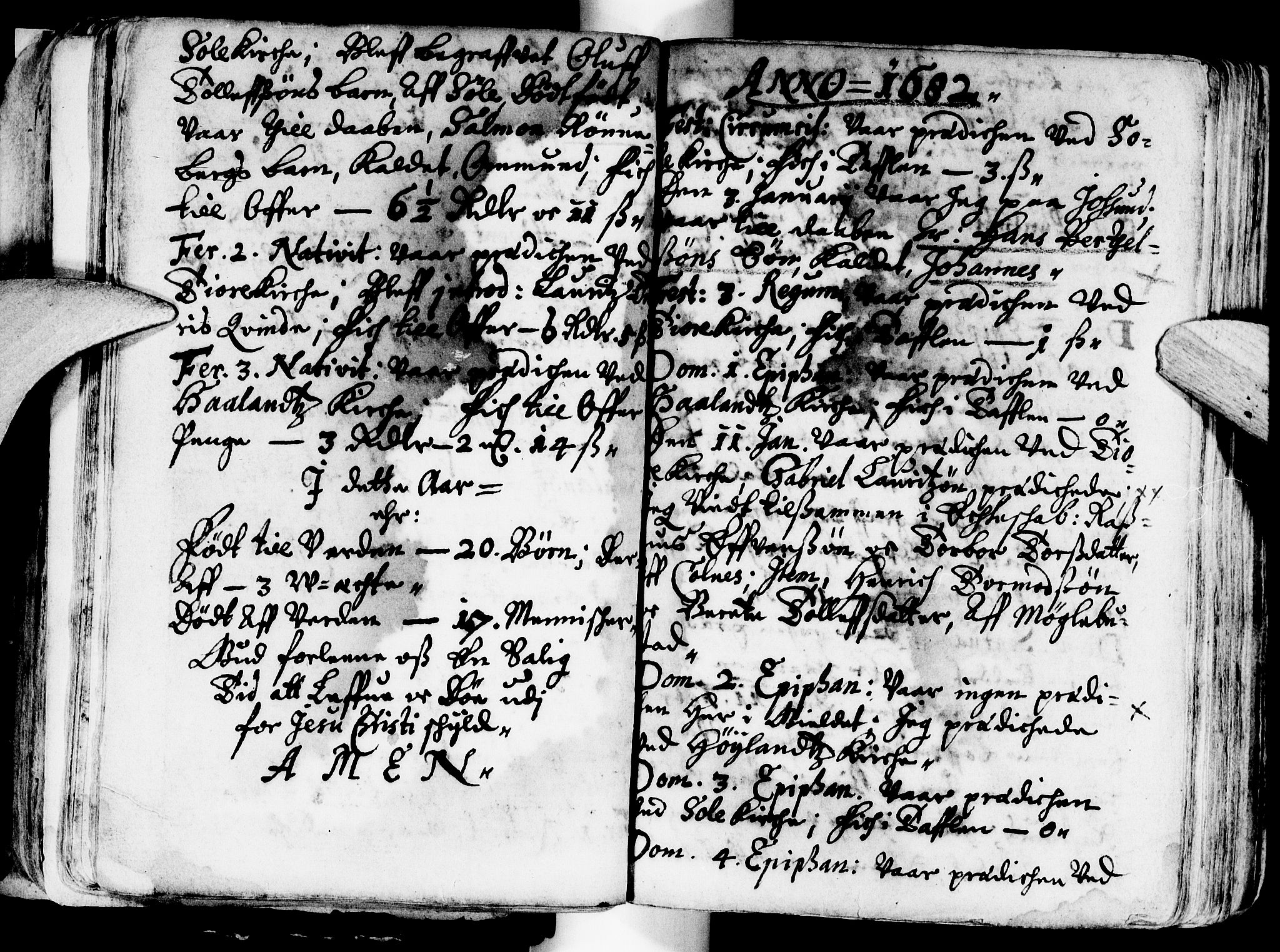 Håland sokneprestkontor, AV/SAST-A-101802/001/30BA/L0001: Parish register (official) no. A 1, 1671-1722