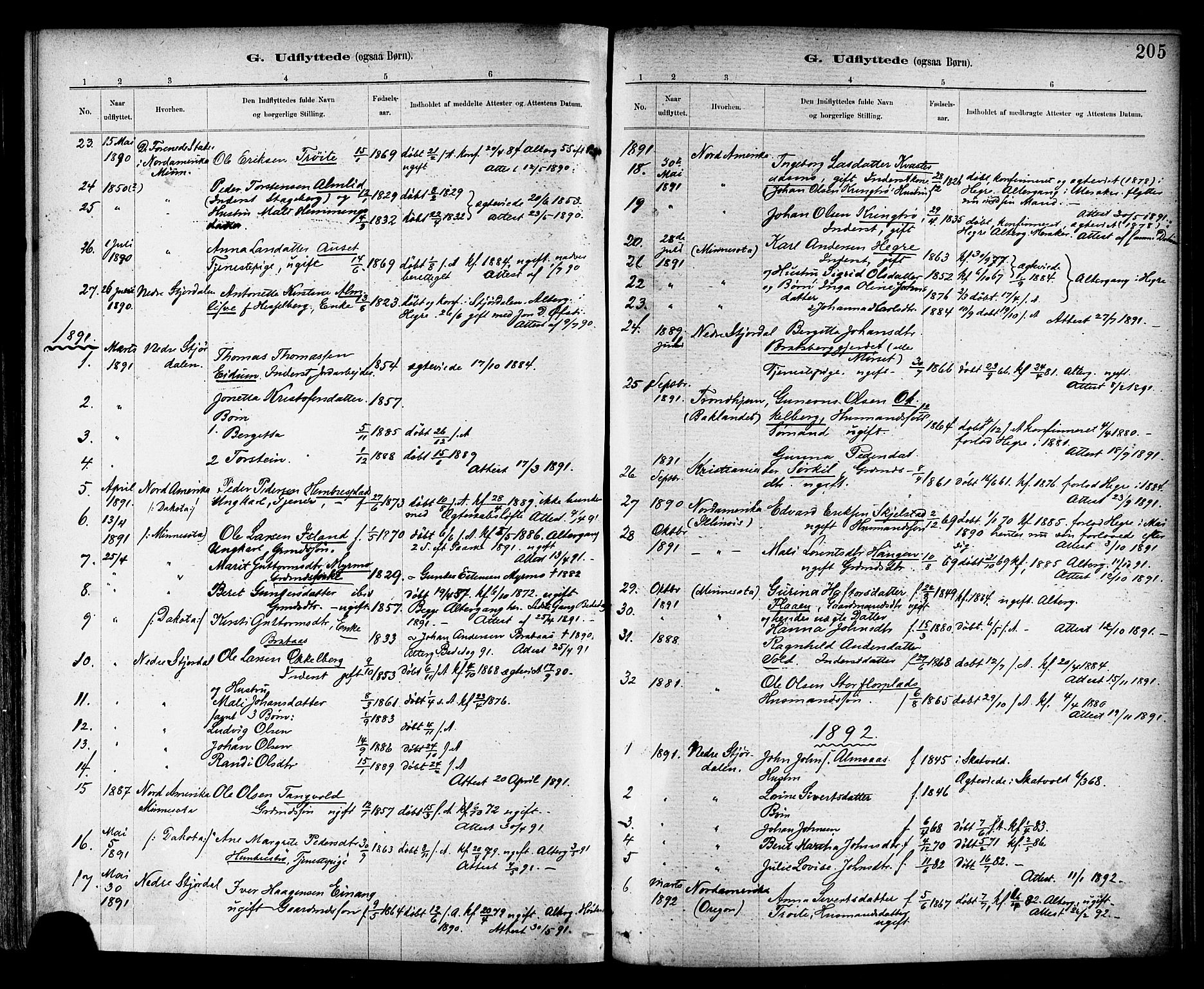 Ministerialprotokoller, klokkerbøker og fødselsregistre - Nord-Trøndelag, SAT/A-1458/703/L0030: Parish register (official) no. 703A03, 1880-1892, p. 205