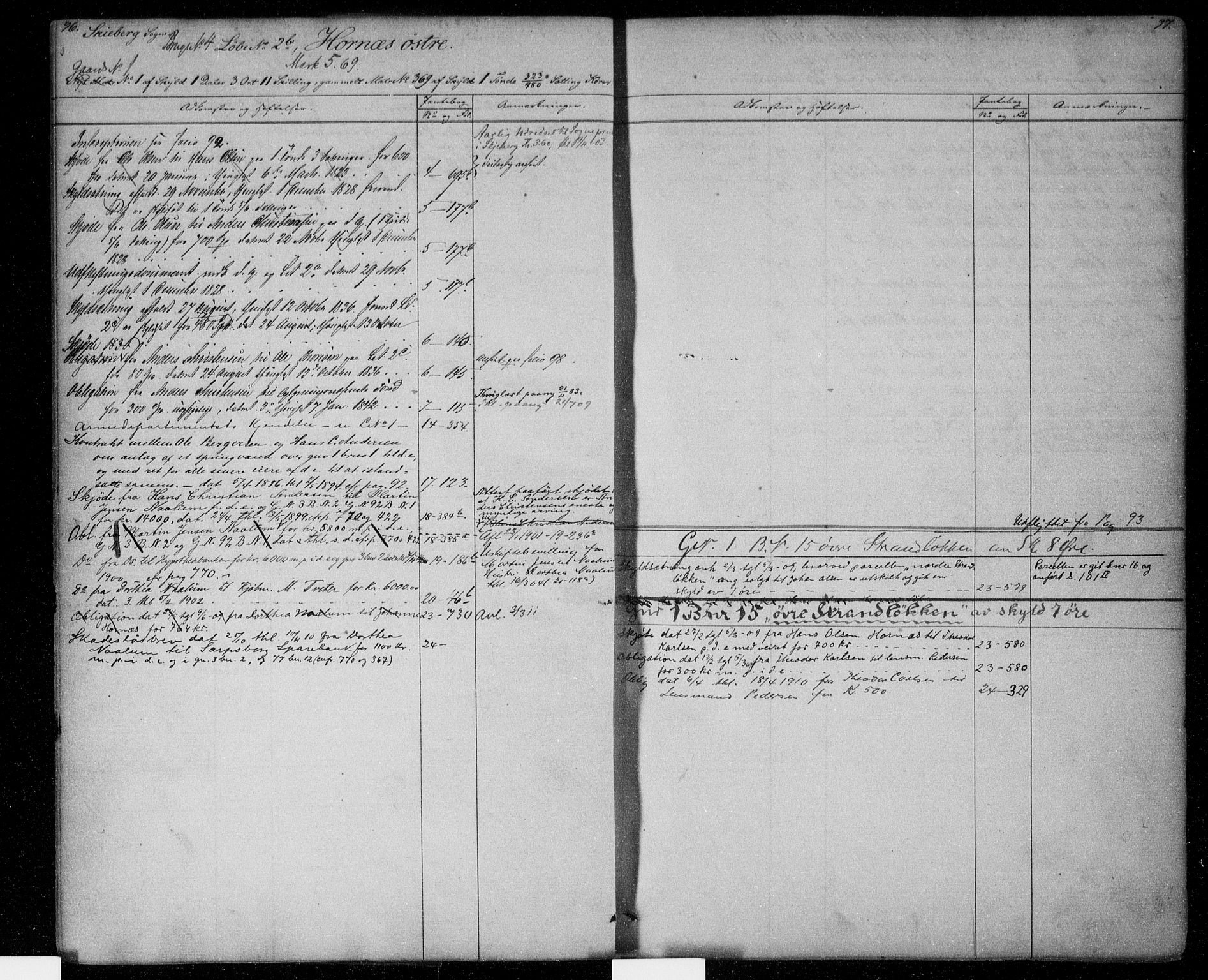 Idd og Marker sorenskriveri, SAO/A-10283/G/Ga/Gac/L0002: Mortgage register no. II 2, 1848-1911, p. 96-97