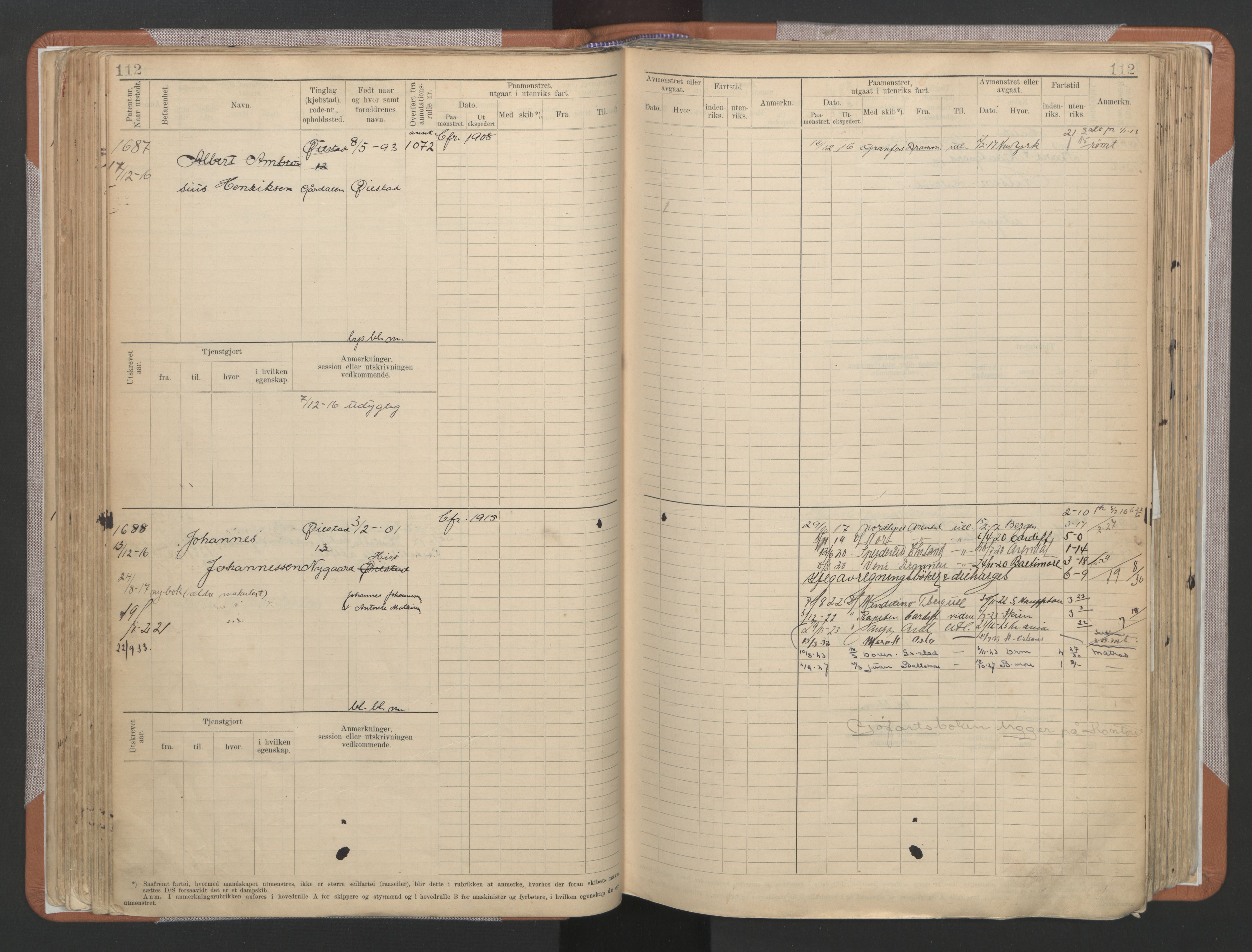 Arendal mønstringskrets, AV/SAK-2031-0012/F/Fb/L0022: Hovedrulle A nr 1466-2242, S-20, 1914-1930, p. 117