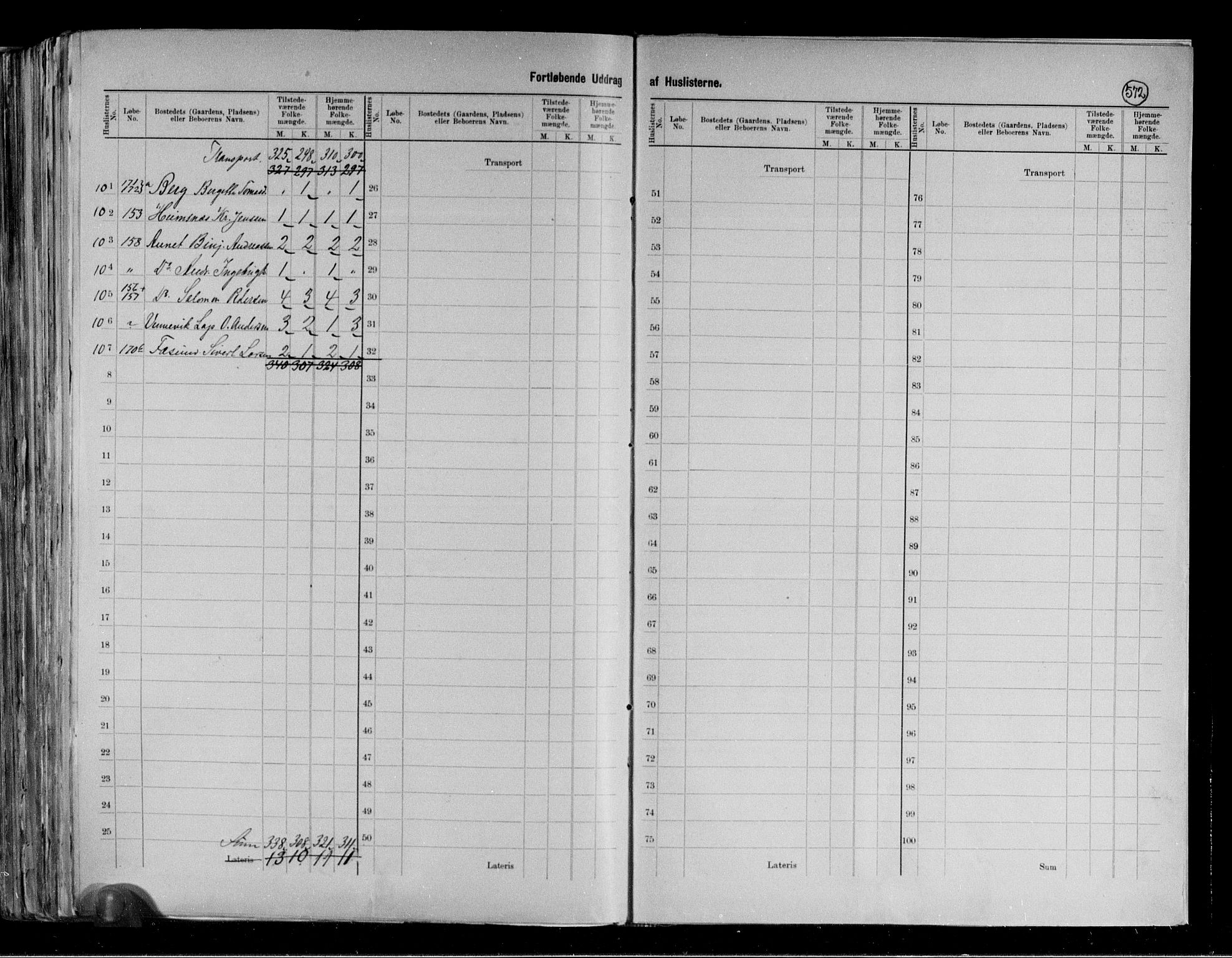 RA, 1891 census for 1753 Foldereid, 1891, p. 8