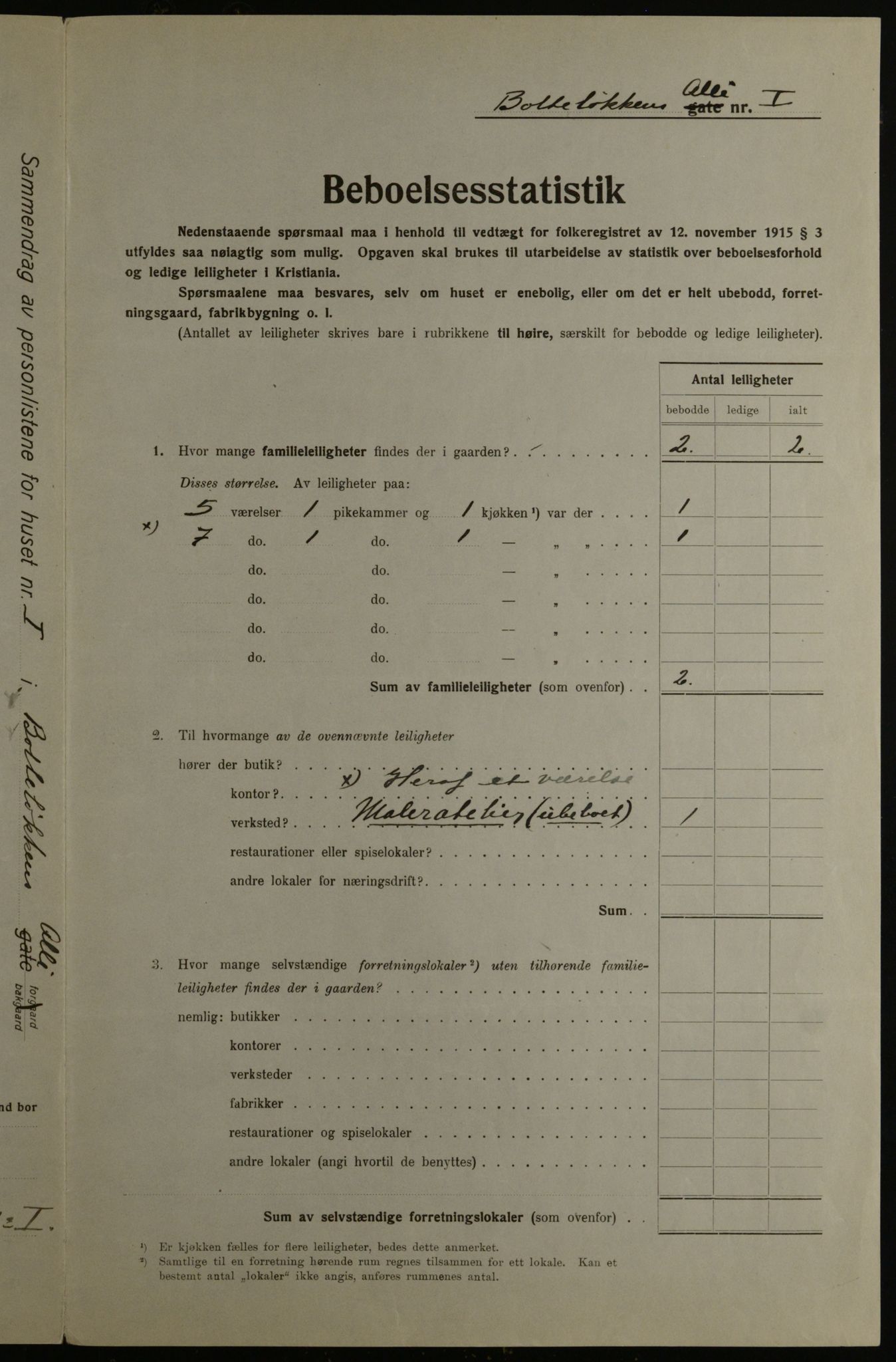 OBA, Municipal Census 1923 for Kristiania, 1923, p. 8680