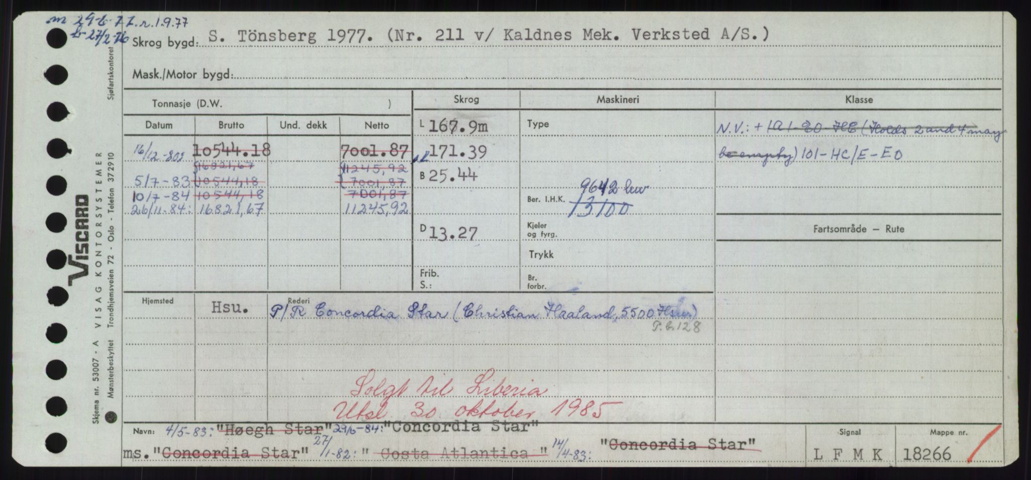 Sjøfartsdirektoratet med forløpere, Skipsmålingen, AV/RA-S-1627/H/Hd/L0008: Fartøy, C-D, p. 169