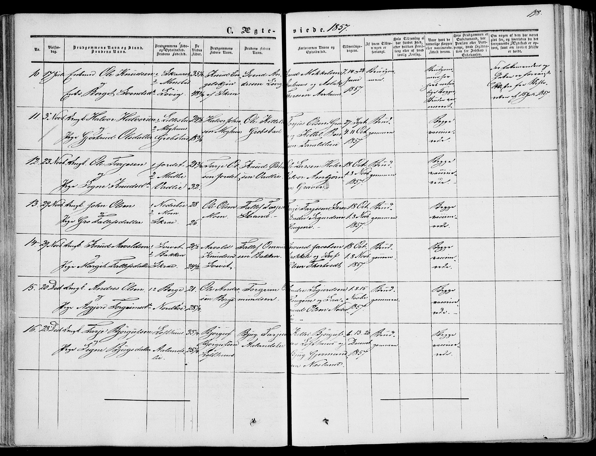 Fyresdal kirkebøker, SAKO/A-263/F/Fa/L0005: Parish register (official) no. I 5, 1855-1871, p. 198