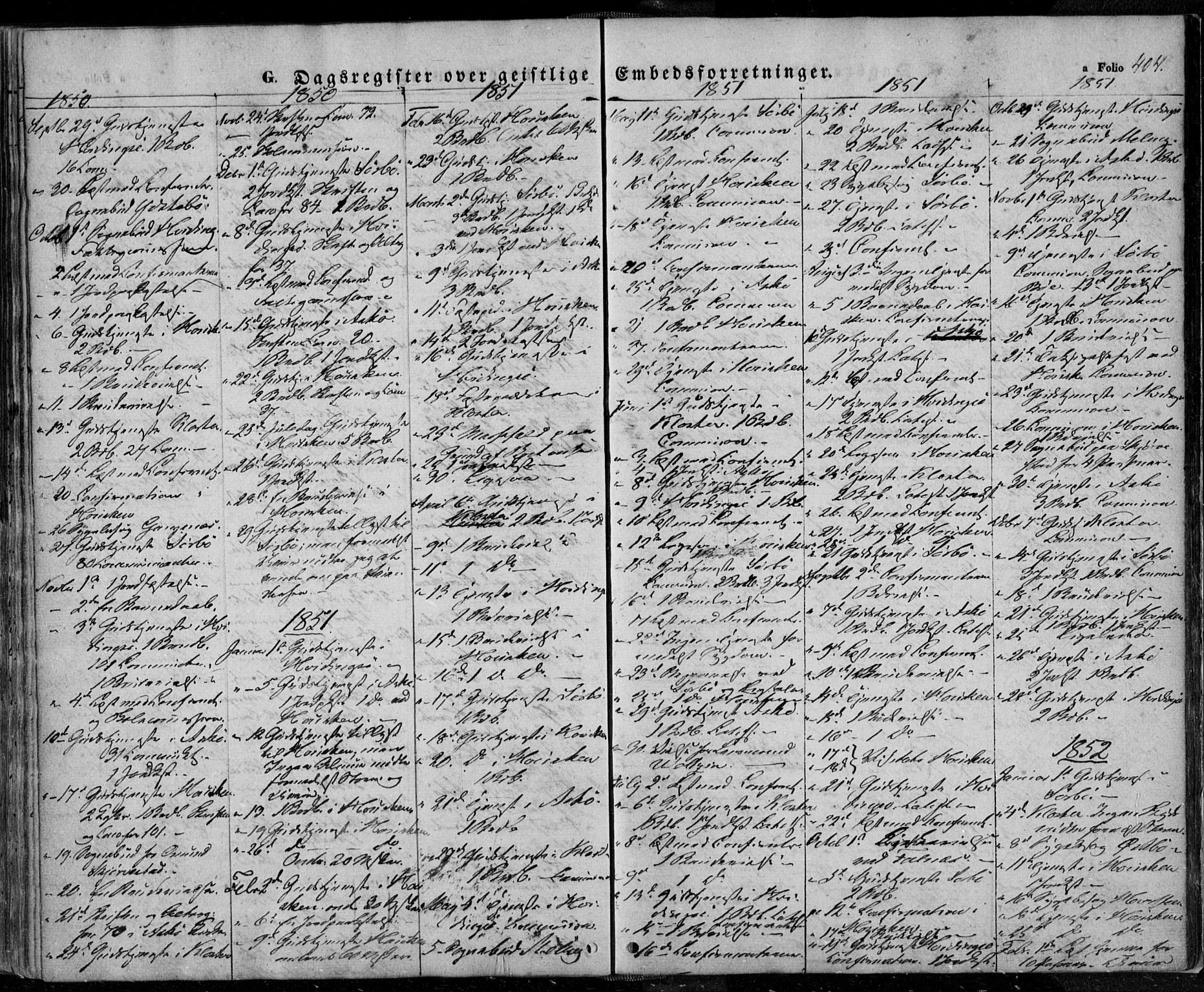 Rennesøy sokneprestkontor, AV/SAST-A -101827/H/Ha/Haa/L0005: Parish register (official) no. A 5, 1838-1859, p. 404
