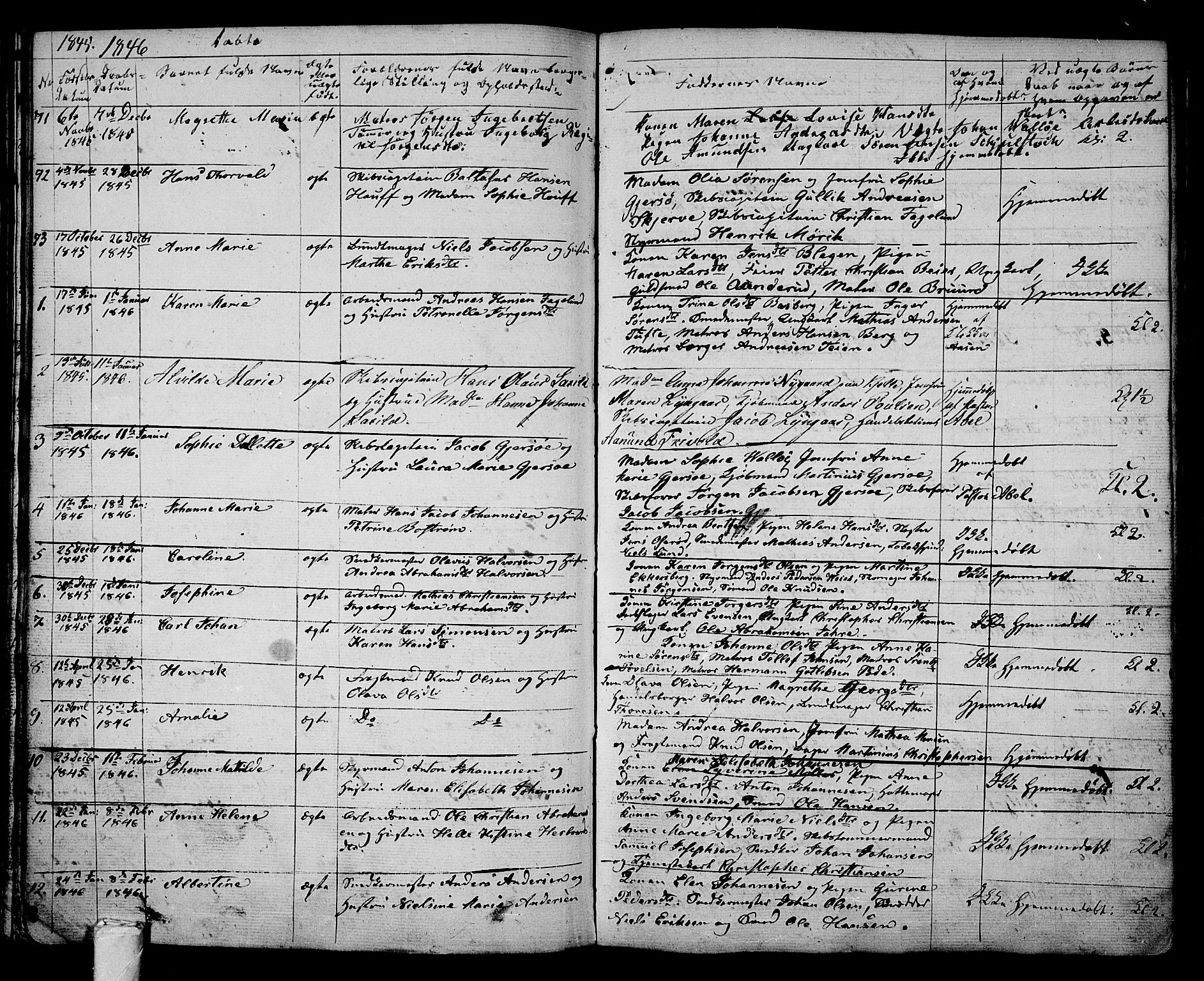 Tønsberg kirkebøker, AV/SAKO-A-330/G/Ga/L0002: Parish register (copy) no. 2, 1827-1854