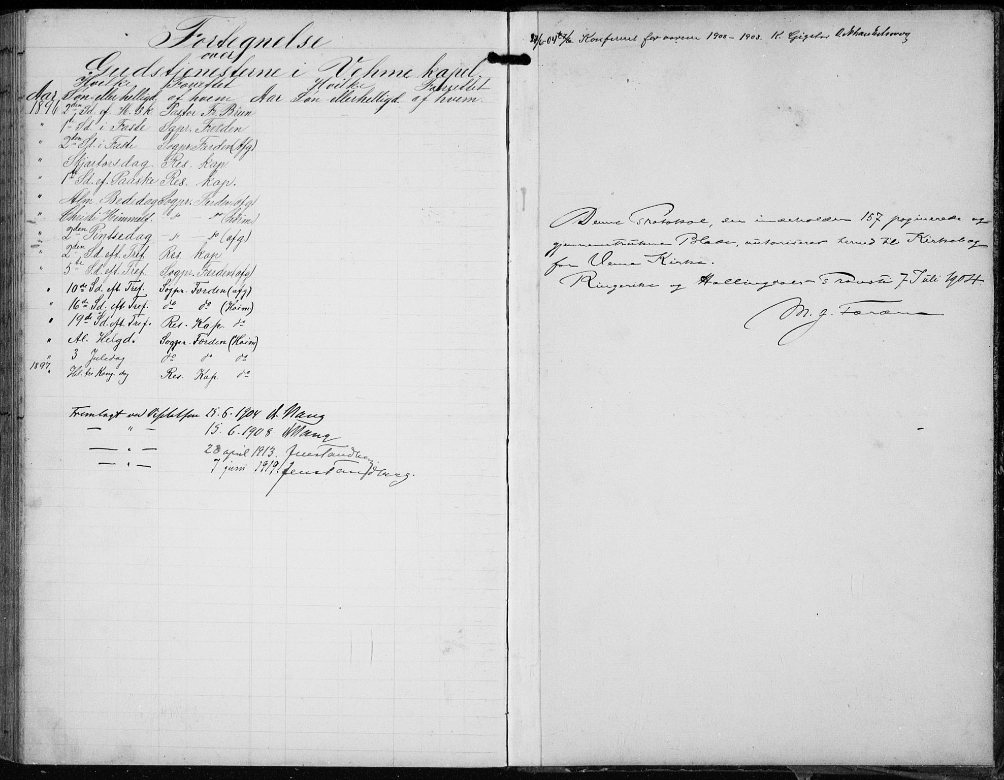 Lunder kirkebøker, SAKO/A-629/F/Fb/L0001: Parish register (official) no. II 1, 1893-1916