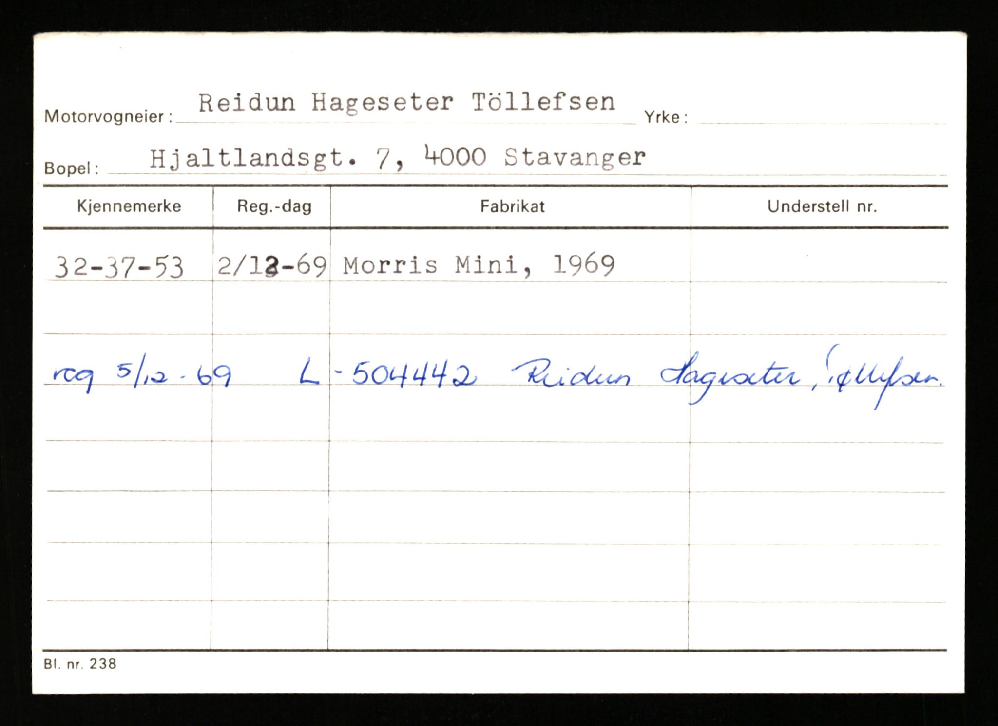 Stavanger trafikkstasjon, AV/SAST-A-101942/0/G/L0011: Registreringsnummer: 240000 - 363477, 1930-1971, p. 2205