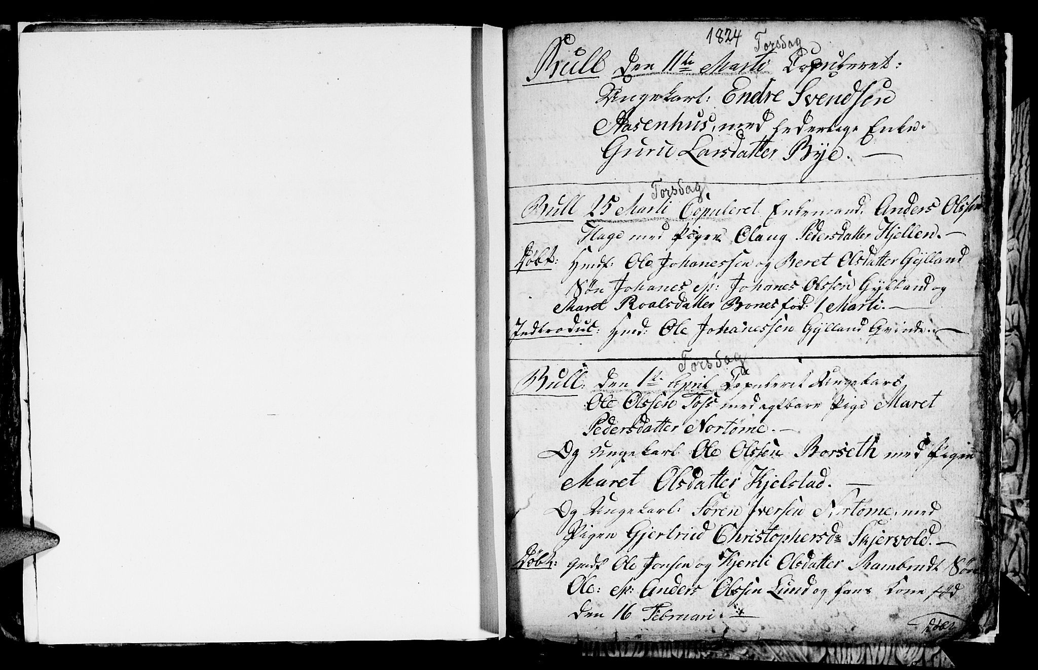 Ministerialprotokoller, klokkerbøker og fødselsregistre - Sør-Trøndelag, AV/SAT-A-1456/692/L1107: Parish register (copy) no. 692C02, 1809-1824