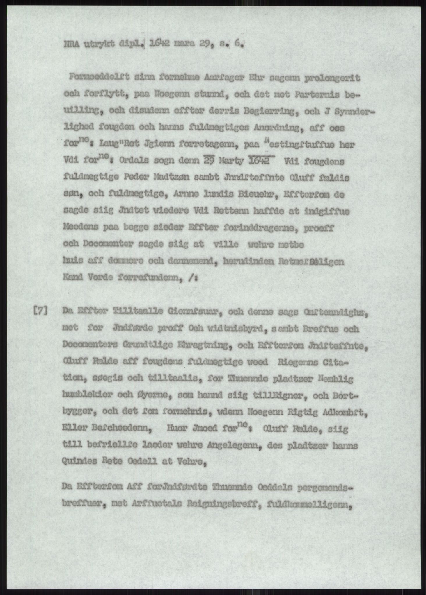 Samlinger til kildeutgivelse, Diplomavskriftsamlingen, AV/RA-EA-4053/H/Ha, p. 2421