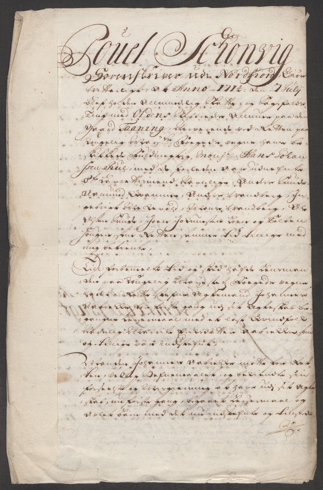 Rentekammeret inntil 1814, Reviderte regnskaper, Fogderegnskap, AV/RA-EA-4092/R53/L3439: Fogderegnskap Sunn- og Nordfjord, 1715, p. 426