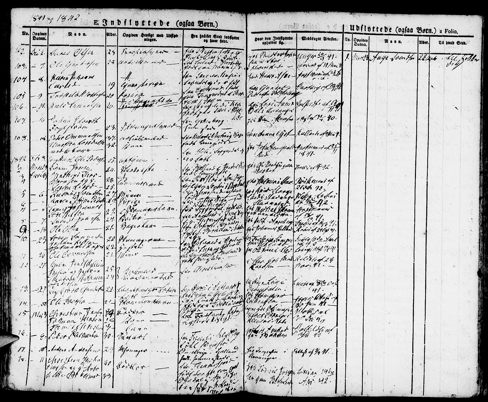 Domkirken sokneprestkontor, SAST/A-101812/001/30/30BA/L0011: Parish register (official) no. A 11, 1832-1856