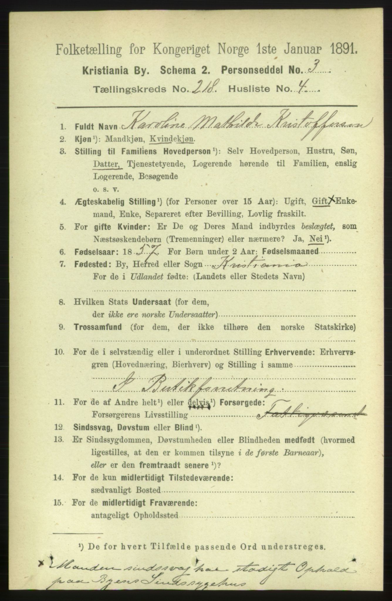 RA, 1891 census for 0301 Kristiania, 1891, p. 129202