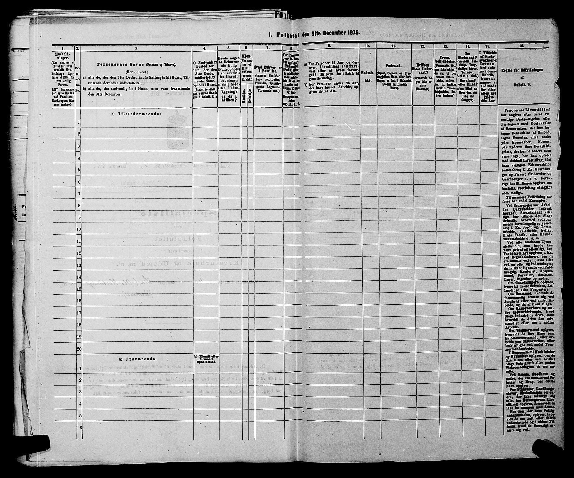 SAKO, 1875 census for 0822P Sauherad, 1875, p. 821