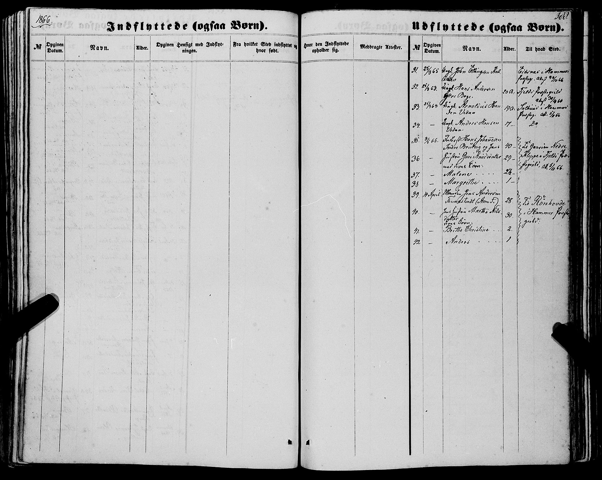 Haus sokneprestembete, AV/SAB-A-75601/H/Haa: Parish register (official) no. A 17, 1858-1870, p. 388