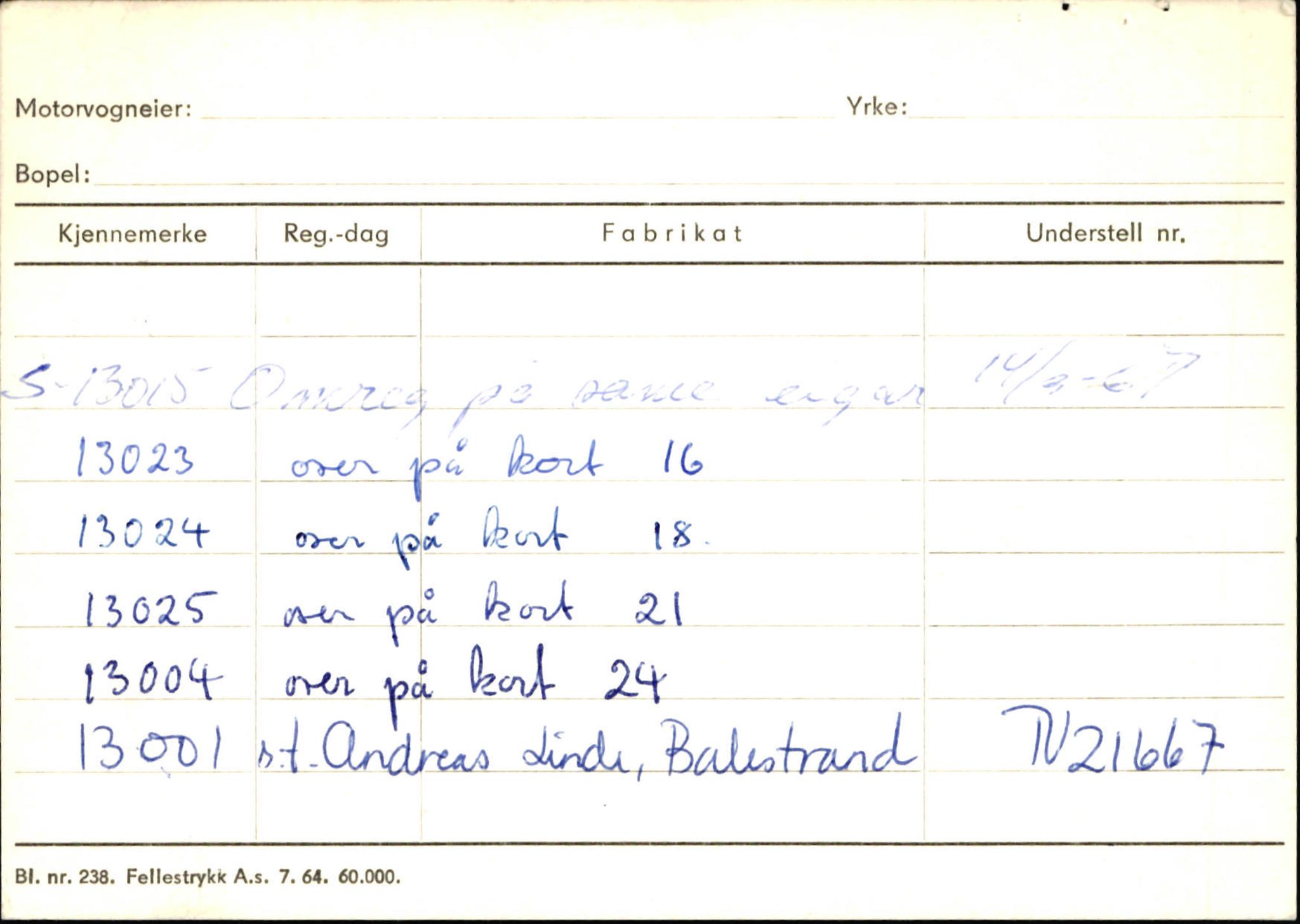 Statens vegvesen, Sogn og Fjordane vegkontor, AV/SAB-A-5301/4/F/L0126: Eigarregister Fjaler M-Å. Leikanger A-Å, 1945-1975, p. 2182