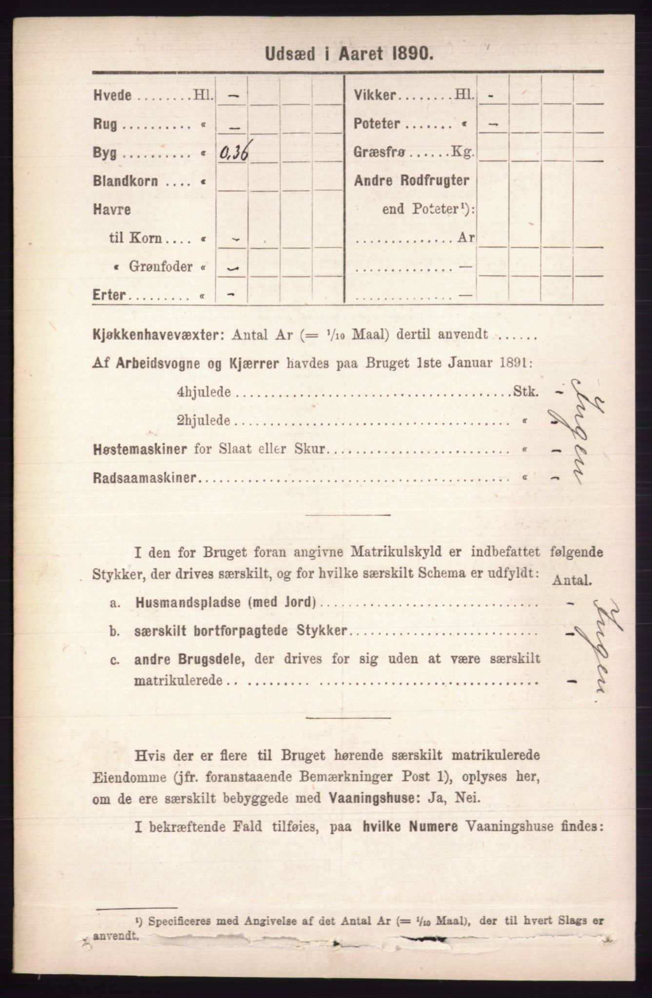 RA, 1891 census for 0438 Lille Elvedalen, 1891, p. 4293