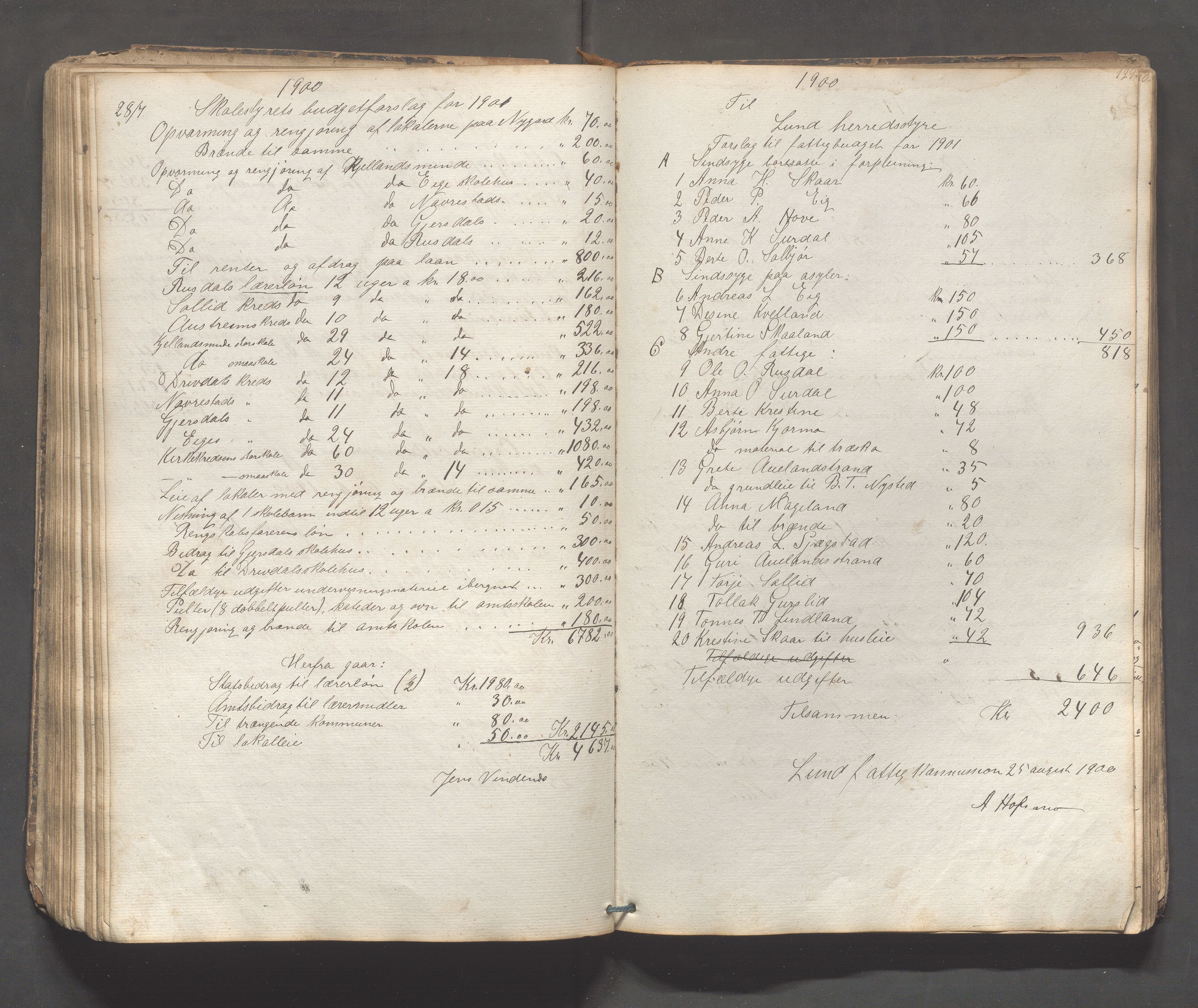 Lund kommune - Formannskapet/Formannskapskontoret, IKAR/K-101761/C/Ca/L0001: Journal, 1837-1921, p. 129