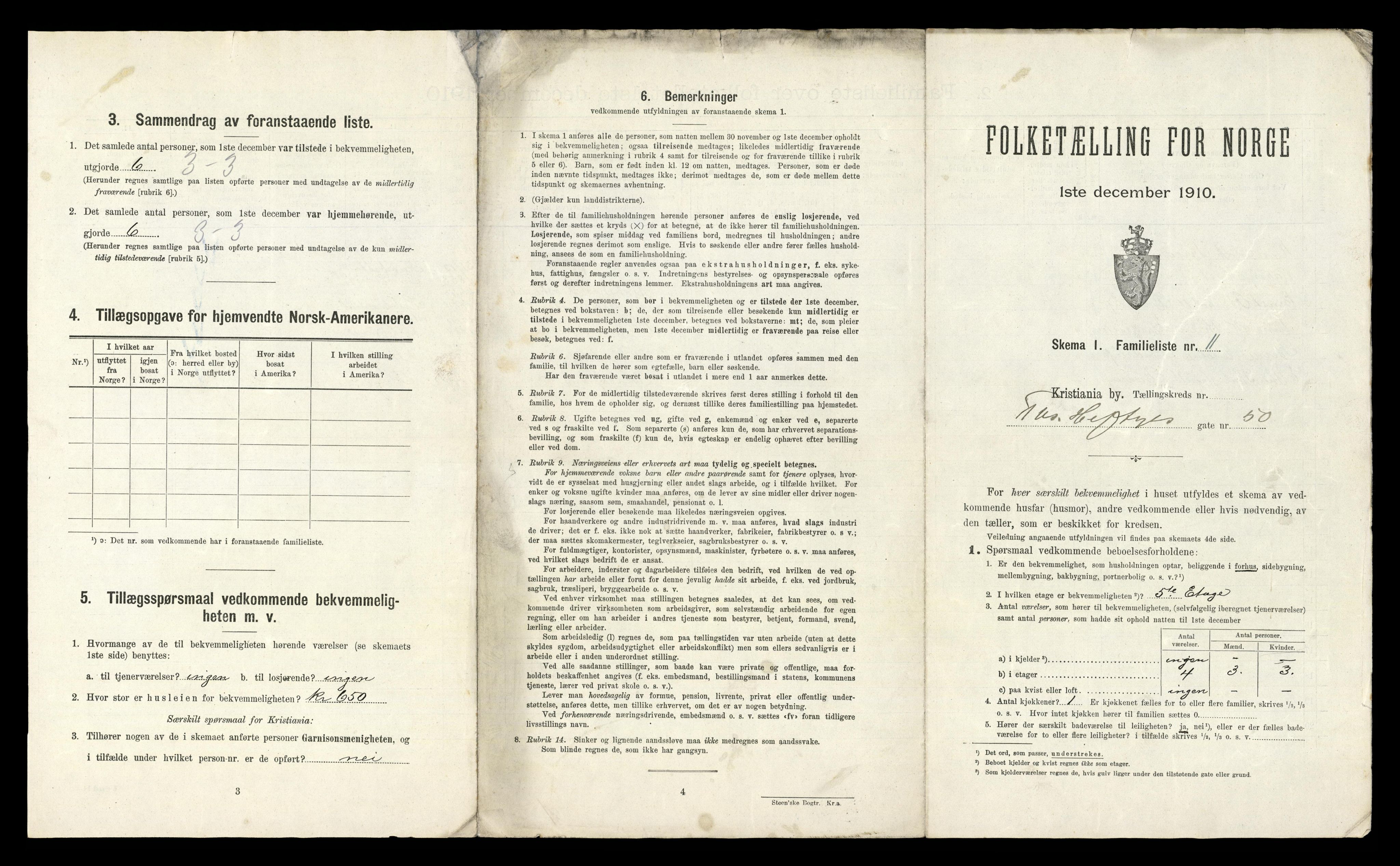 RA, 1910 census for Kristiania, 1910, p. 104943