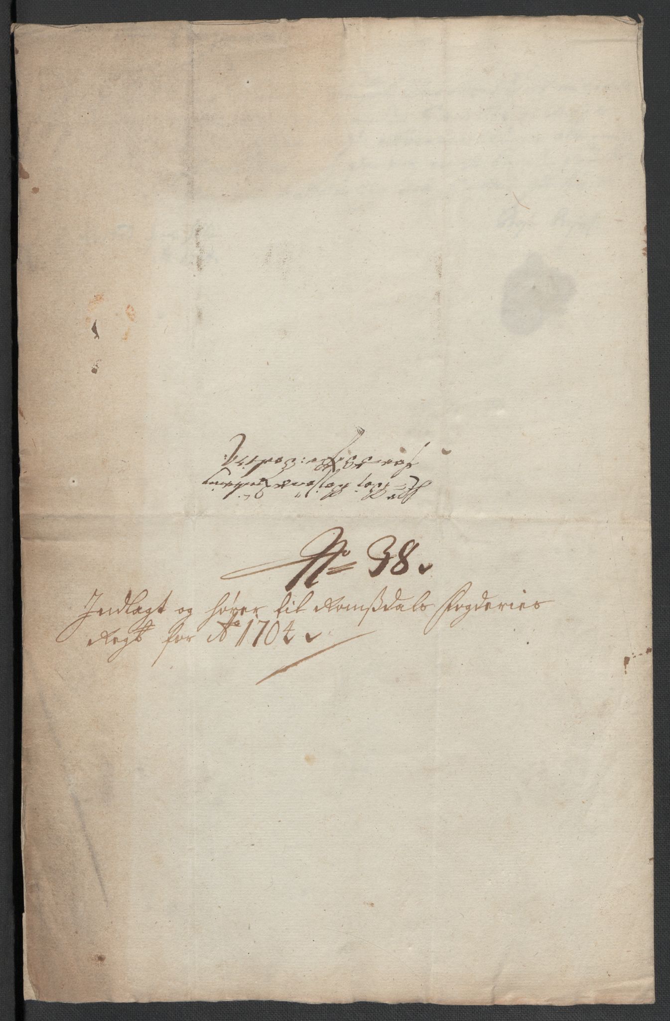 Rentekammeret inntil 1814, Reviderte regnskaper, Fogderegnskap, RA/EA-4092/R55/L3656: Fogderegnskap Romsdal, 1703-1705, p. 346