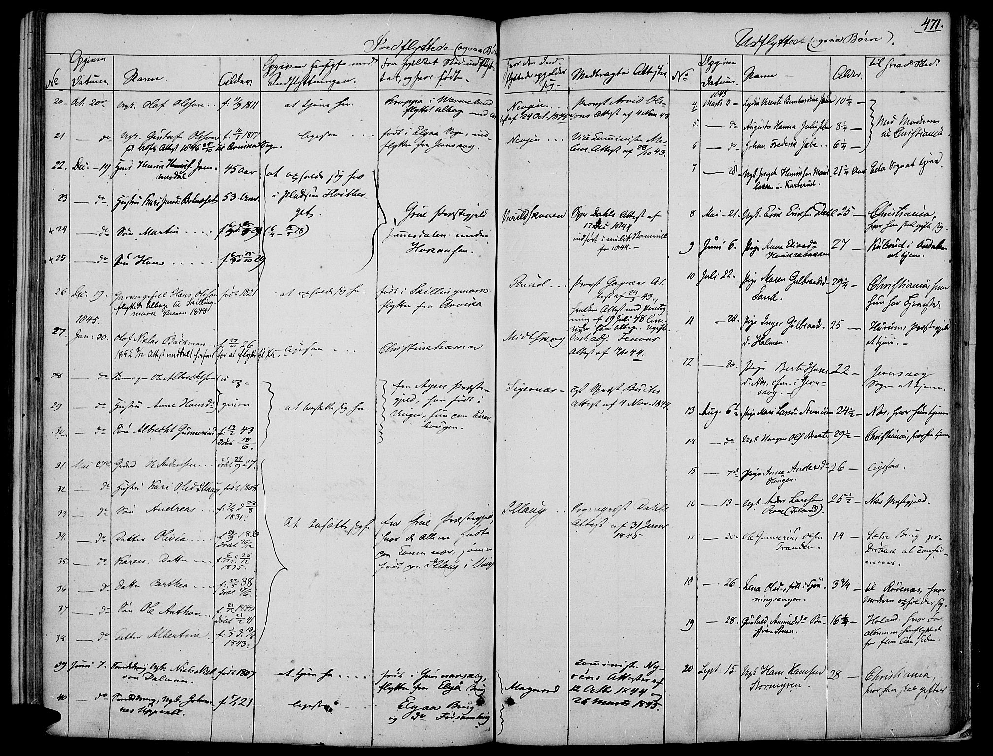 Vinger prestekontor, AV/SAH-PREST-024/H/Ha/Haa/L0008: Parish register (official) no. 8, 1839-1847, p. 471