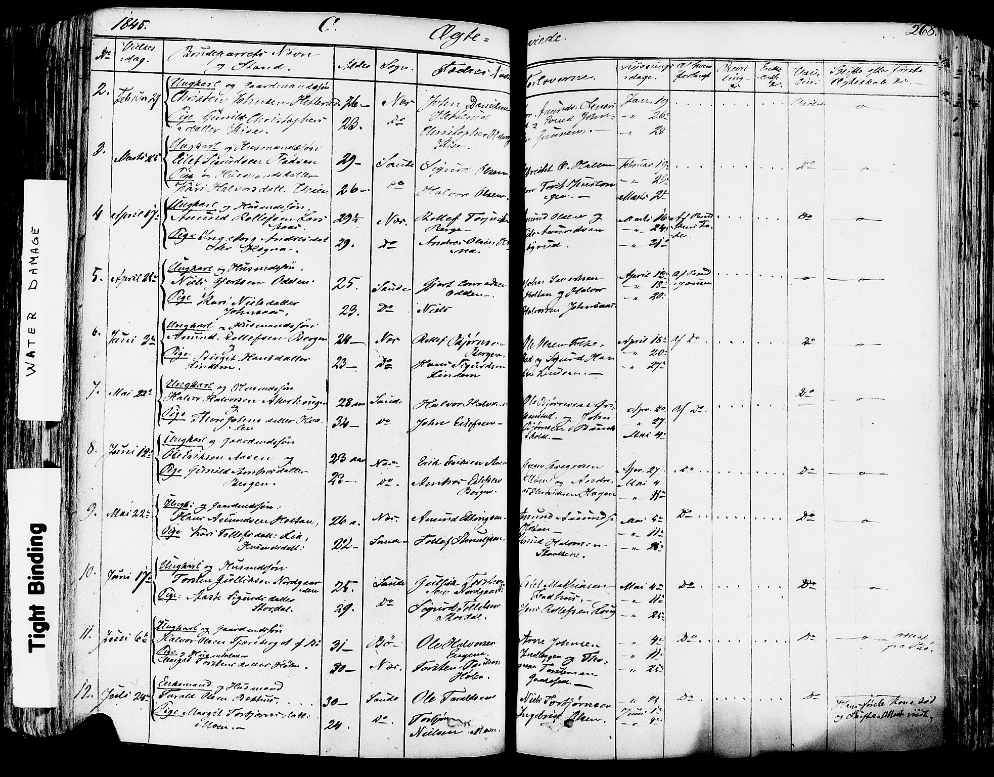 Sauherad kirkebøker, SAKO/A-298/F/Fa/L0006: Parish register (official) no. I 6, 1827-1850, p. 268
