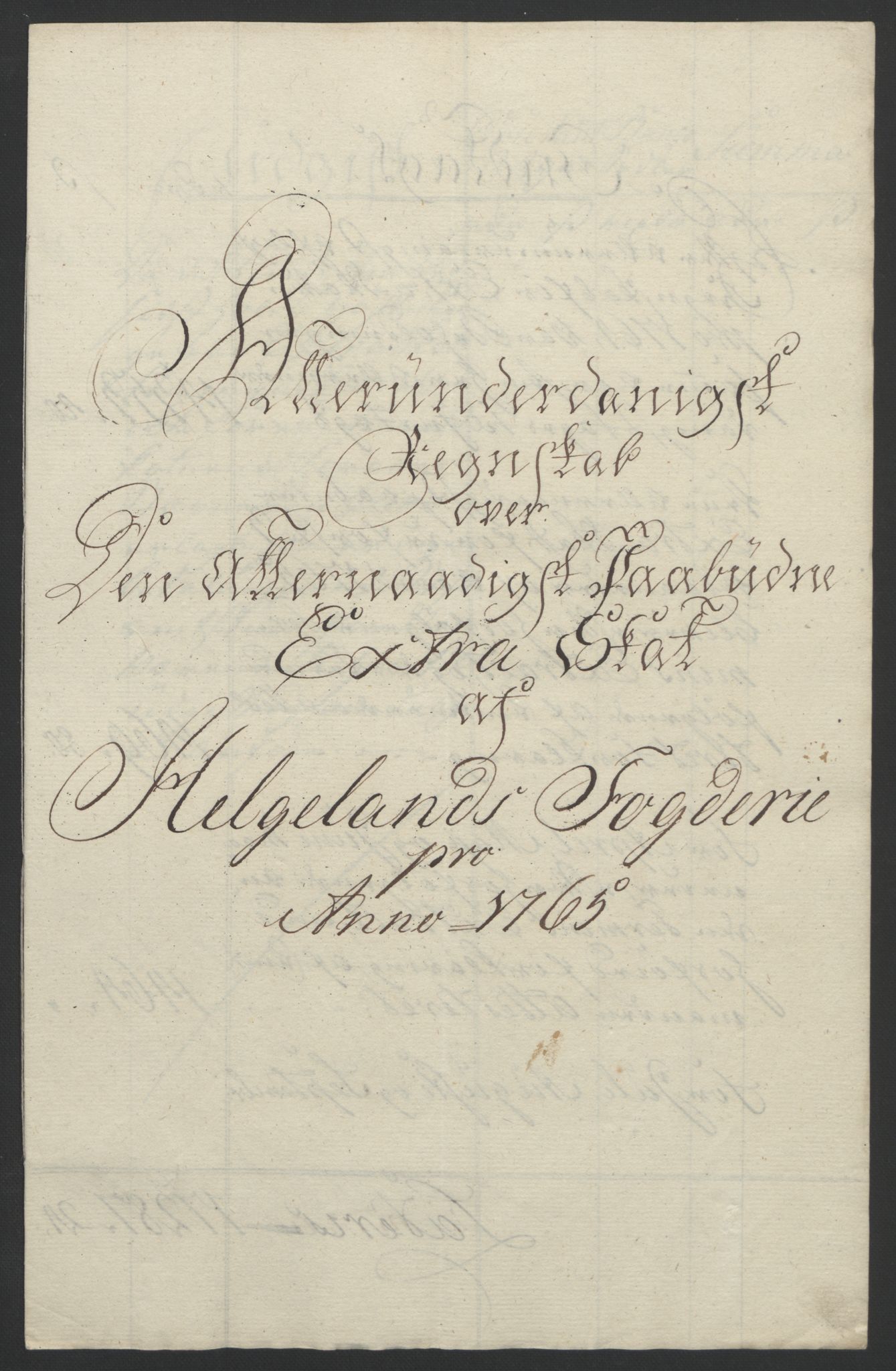 Rentekammeret inntil 1814, Reviderte regnskaper, Fogderegnskap, AV/RA-EA-4092/R65/L4573: Ekstraskatten Helgeland, 1762-1772, p. 92