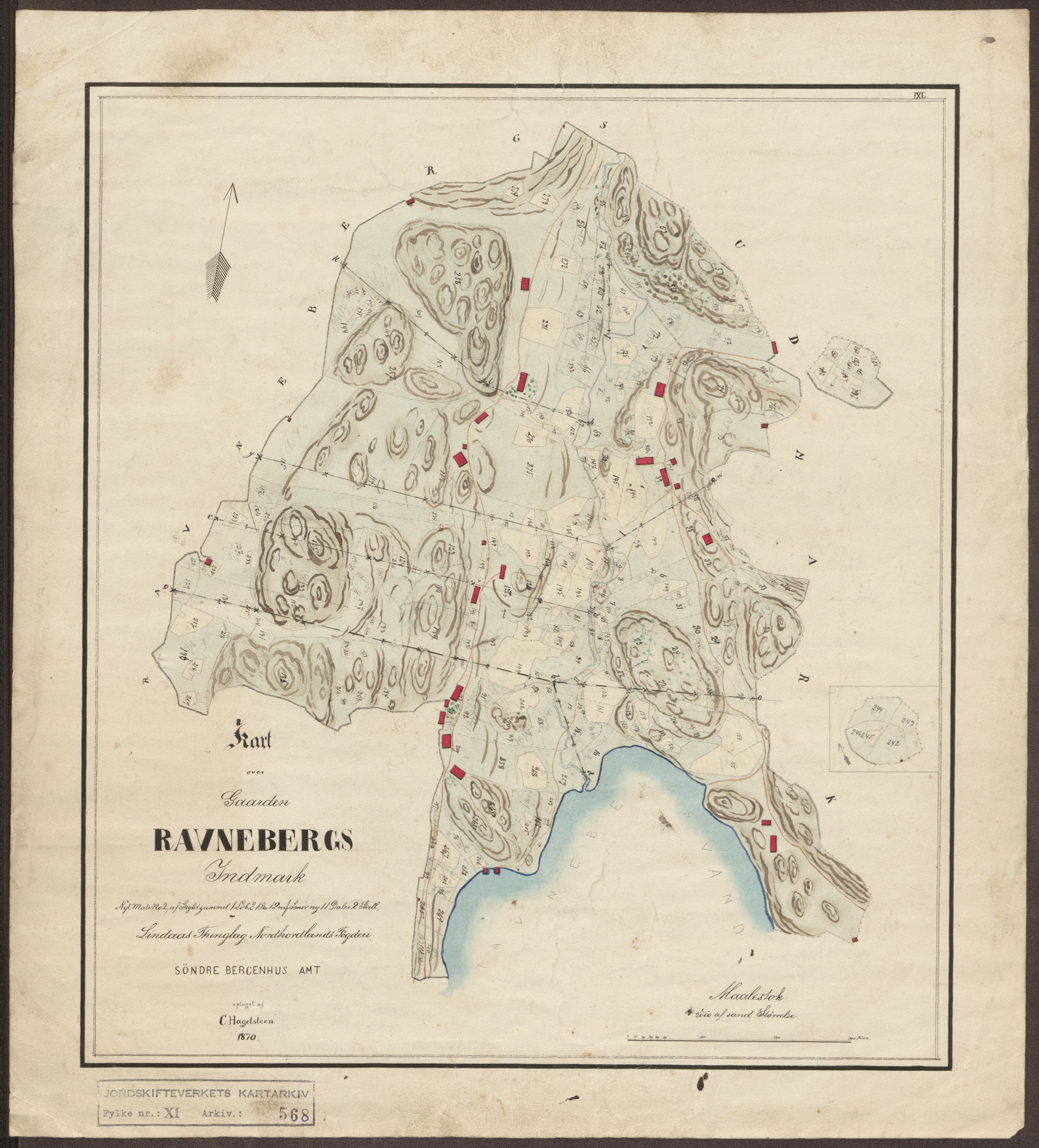 Jordskifteverkets kartarkiv, RA/S-3929/T, 1859-1988, p. 689