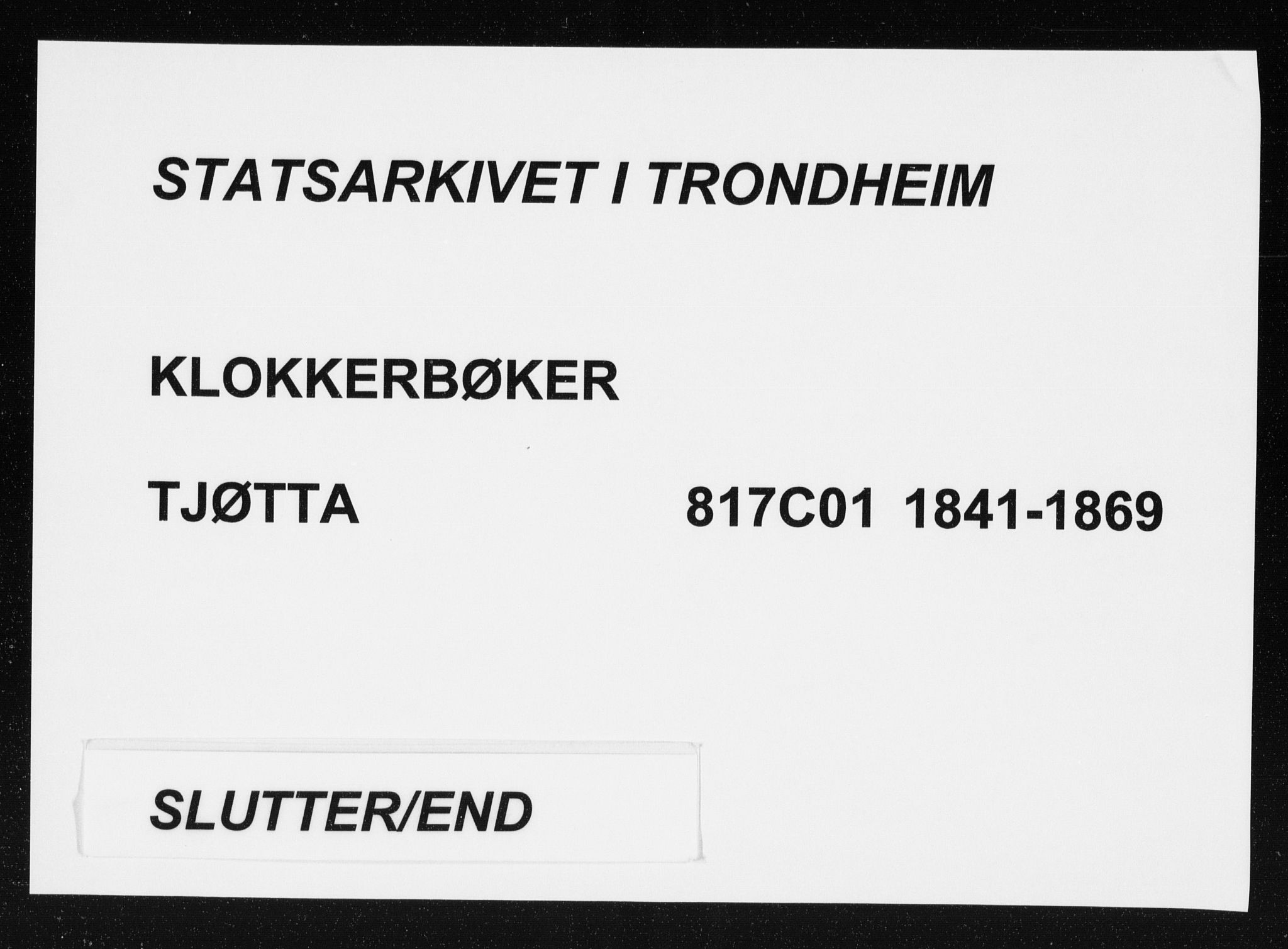 Ministerialprotokoller, klokkerbøker og fødselsregistre - Nordland, SAT/A-1459/817/L0266: Parish register (copy) no. 817C01, 1841-1869
