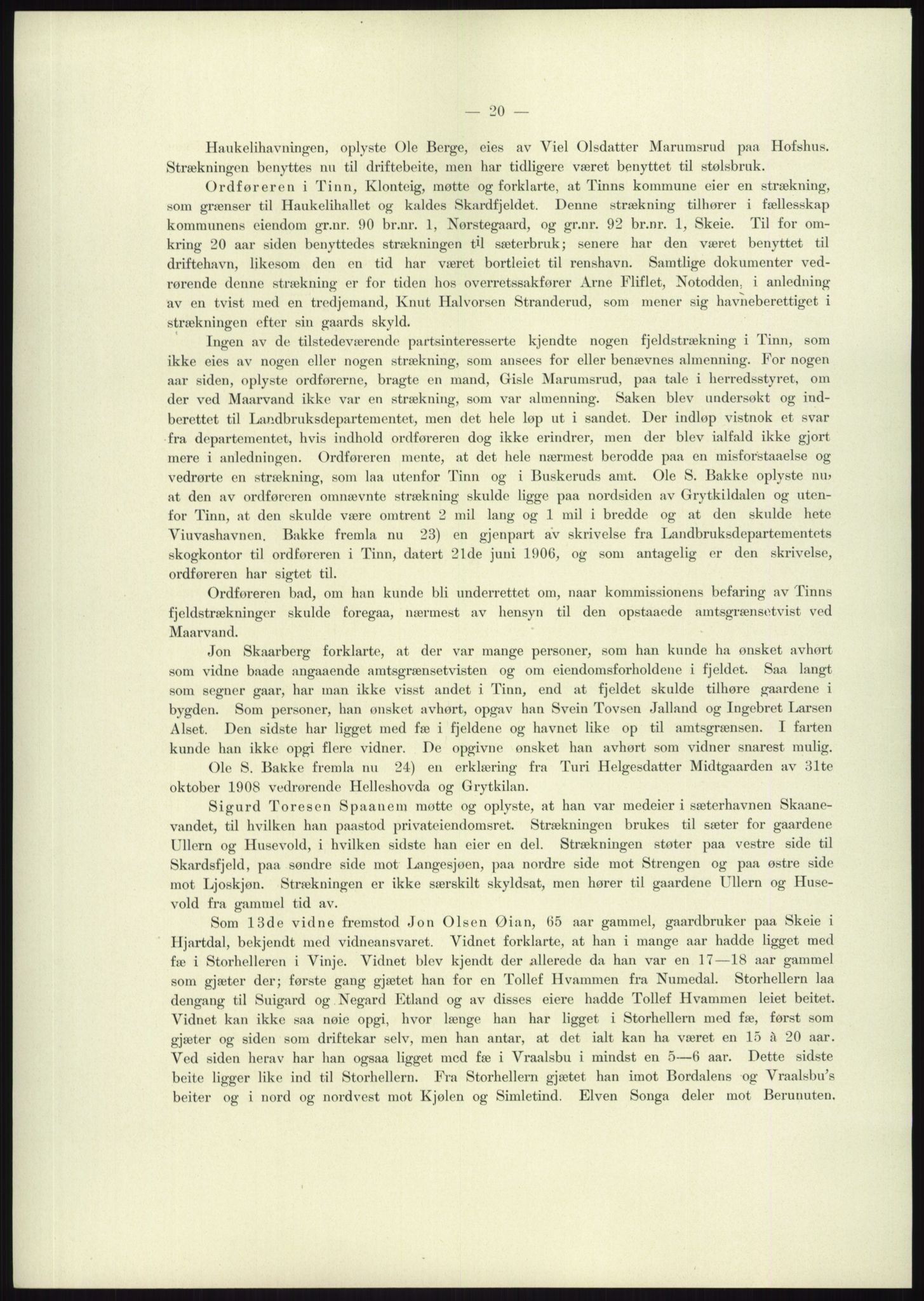 Høyfjellskommisjonen, AV/RA-S-1546/X/Xa/L0001: Nr. 1-33, 1909-1953, p. 1603