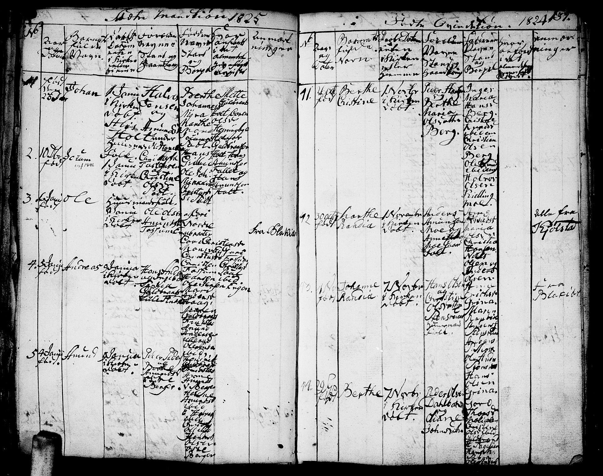 Aurskog prestekontor Kirkebøker, SAO/A-10304a/F/Fa/L0005: Parish register (official) no. I 5, 1814-1829, p. 137