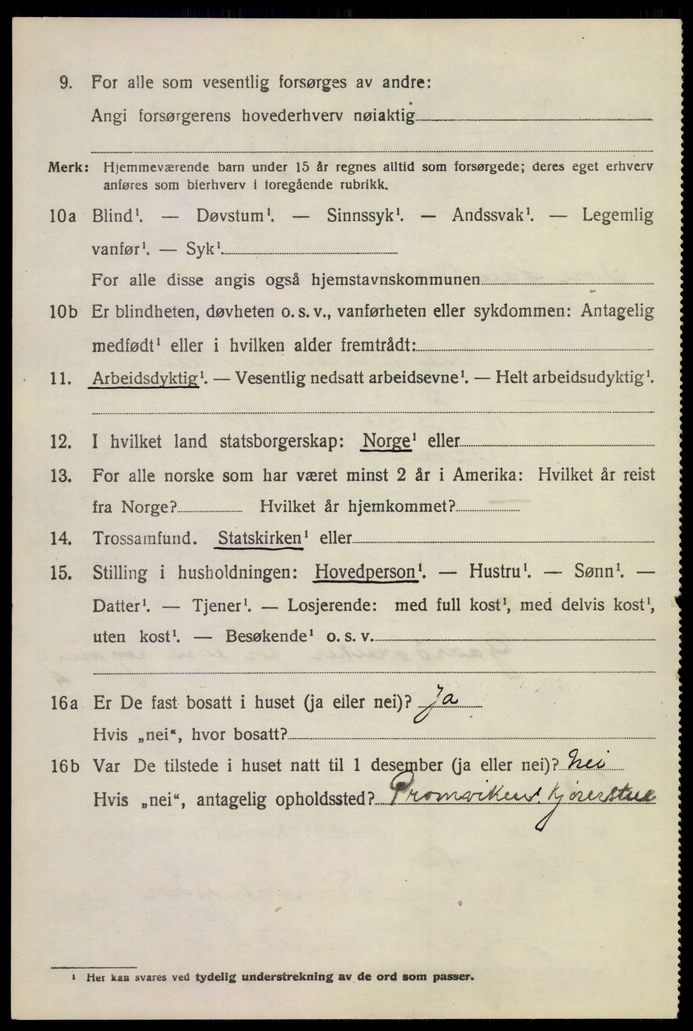 SAKO, 1920 census for Øvre Sandsvær, 1920, p. 2839