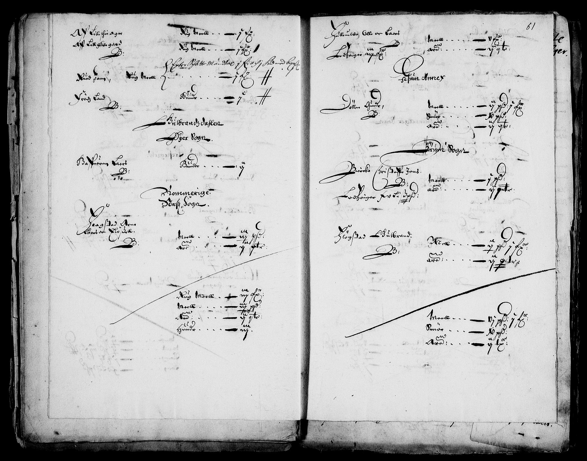 Rentekammeret inntil 1814, Realistisk ordnet avdeling, AV/RA-EA-4070/Fc/Fca/L0001/0003: [Ca I]  Akershus stift / Kristiania kapitels jordebok, 1662, p. 60-61