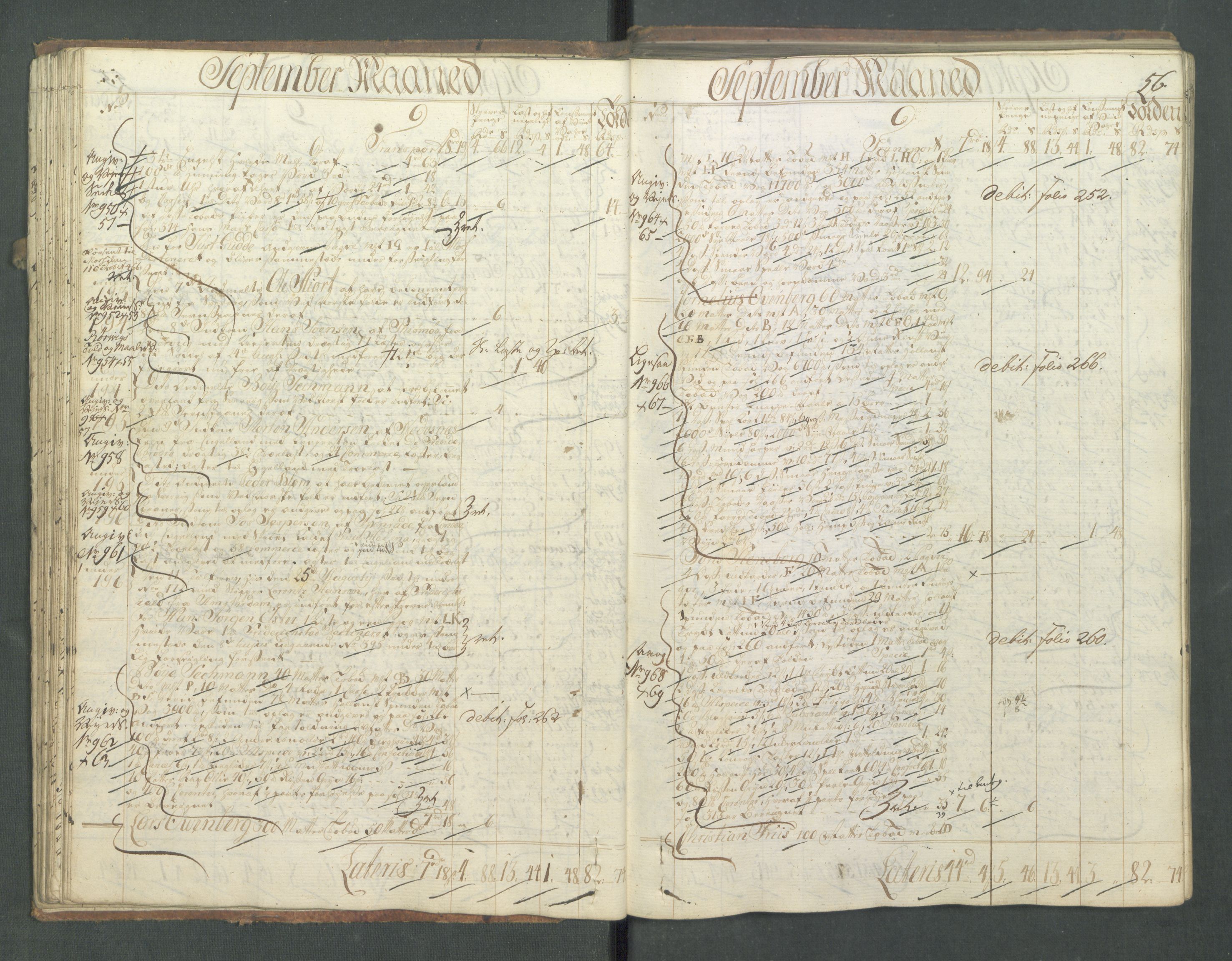 Generaltollkammeret, tollregnskaper, AV/RA-EA-5490/R01/L0028/0001: Tollregnskaper Fredrikshald / Inngående hovedtollbok, 1756, p. 56