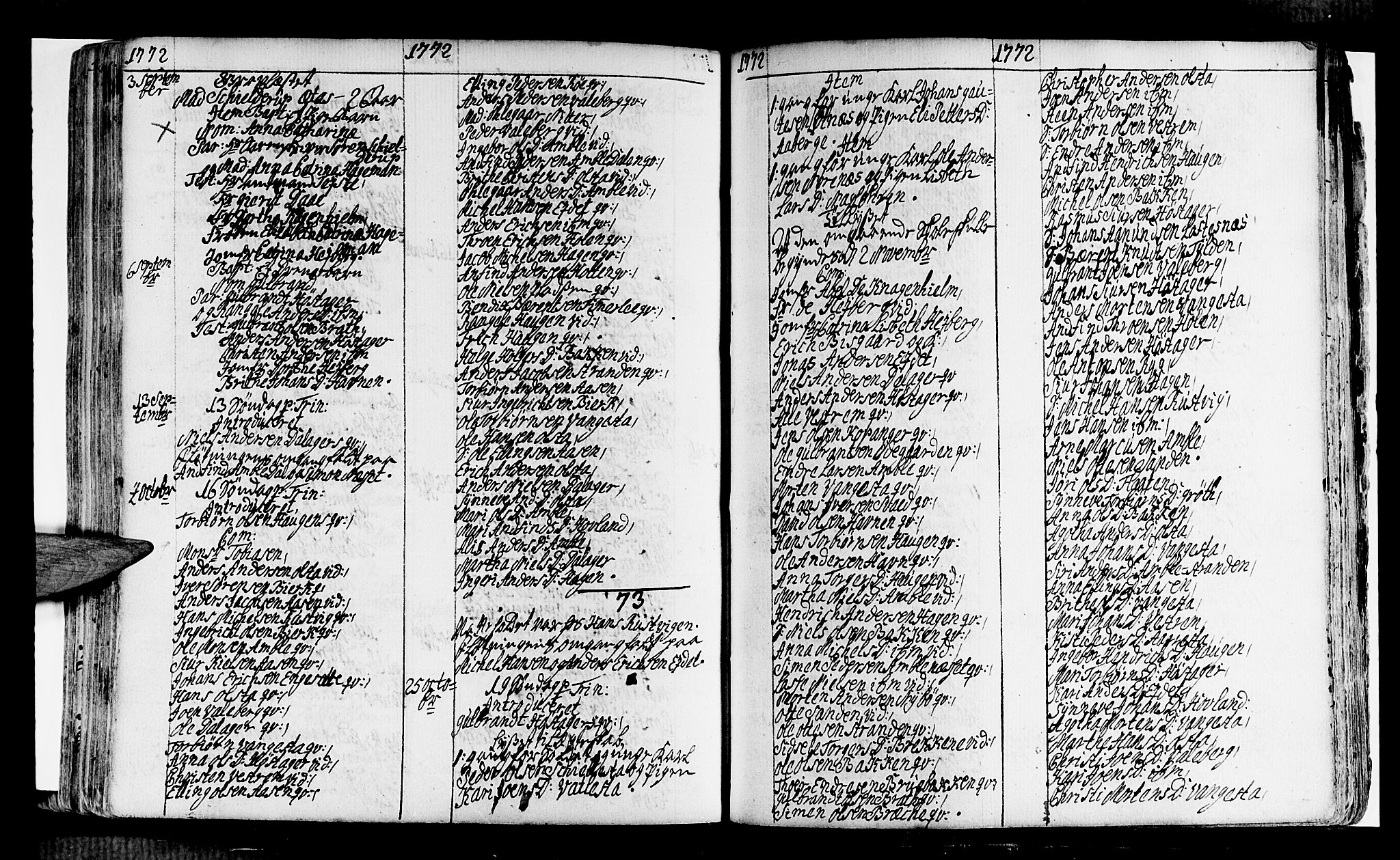 Sogndal sokneprestembete, AV/SAB-A-81301/H/Haa/Haaa/L0004: Parish register (official) no. A 4, 1747-1782