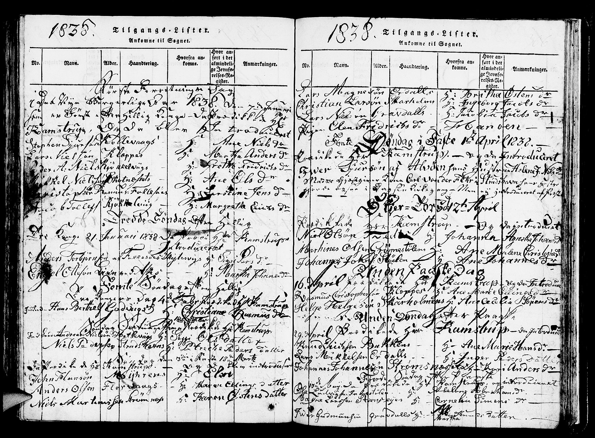 Askøy Sokneprestembete, SAB/A-74101/H/Ha/Hab/Haba/L0002: Parish register (copy) no. A 2, 1815-1846, p. 306