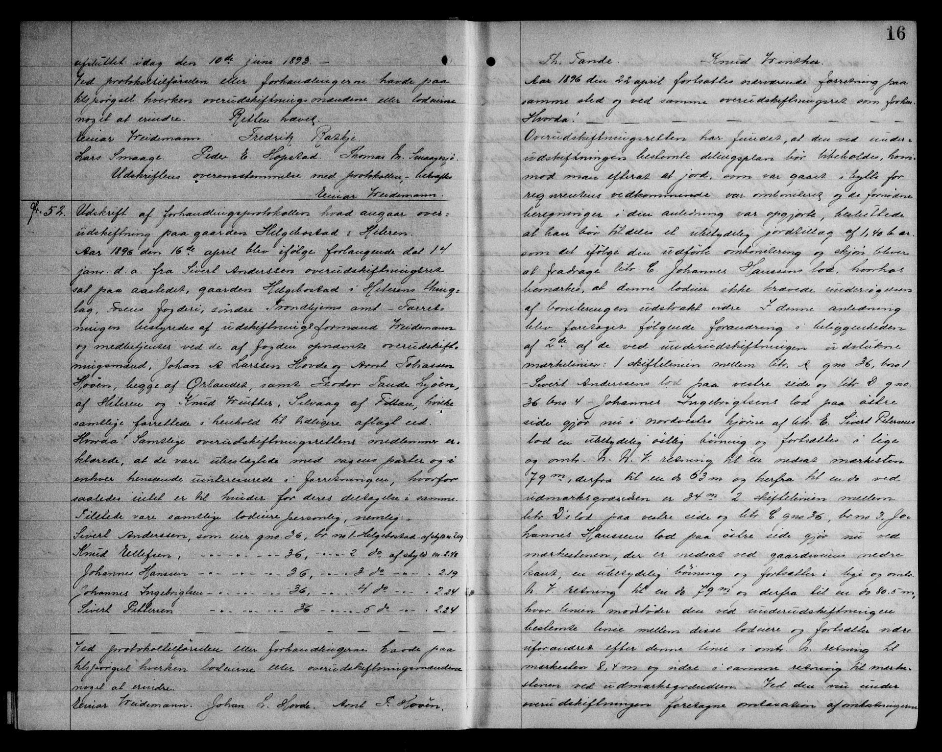 Fosen sorenskriveri, AV/SAT-A-1107/1/2/2C/L0040: Mortgage book no. 31, 1906-1907, p. 16