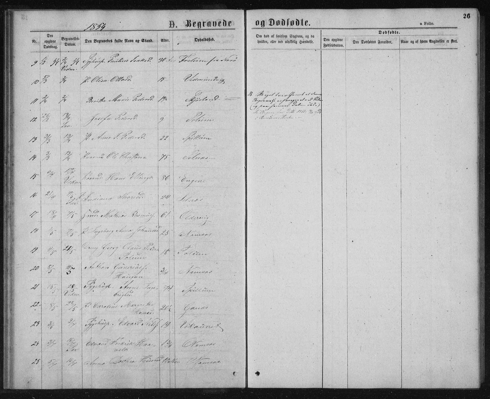 Ministerialprotokoller, klokkerbøker og fødselsregistre - Nord-Trøndelag, SAT/A-1458/768/L0569: Parish register (official) no. 768A04, 1836-1865, p. 26
