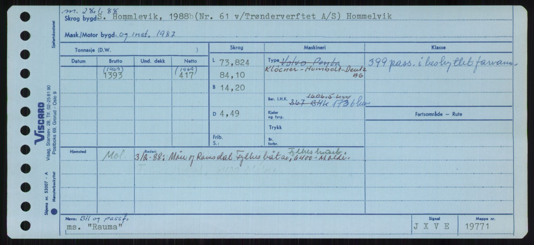 Sjøfartsdirektoratet med forløpere, Skipsmålingen, AV/RA-S-1627/H/Ha/L0004/0002: Fartøy, Mas-R / Fartøy, Odin-R, p. 565