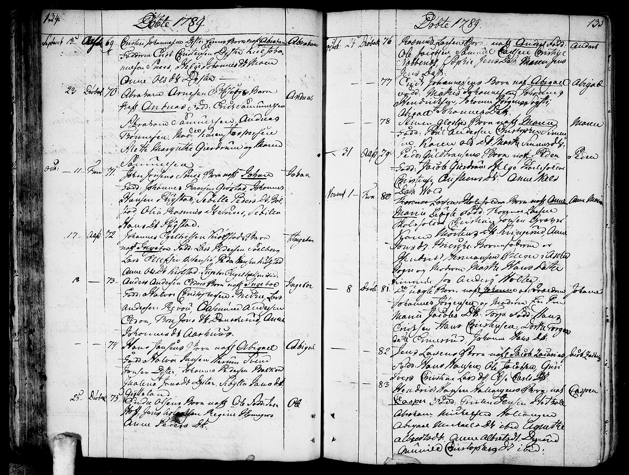 Ås prestekontor Kirkebøker, AV/SAO-A-10894/F/Fa/L0002: Parish register (official) no. I 2, 1778-1813, p. 134-135