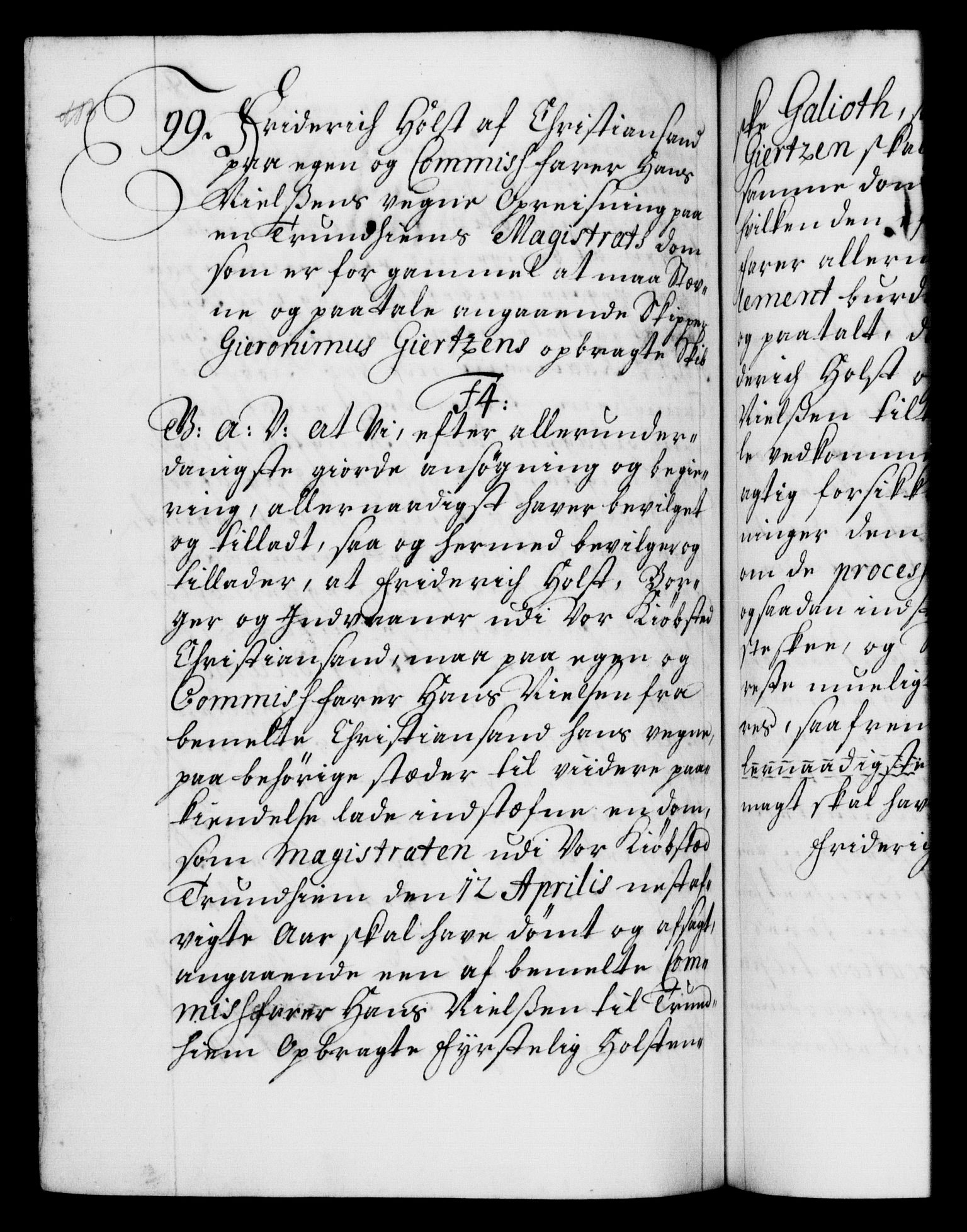 Danske Kanselli 1572-1799, AV/RA-EA-3023/F/Fc/Fca/Fcaa/L0021: Norske registre, 1712-1715, p. 292b