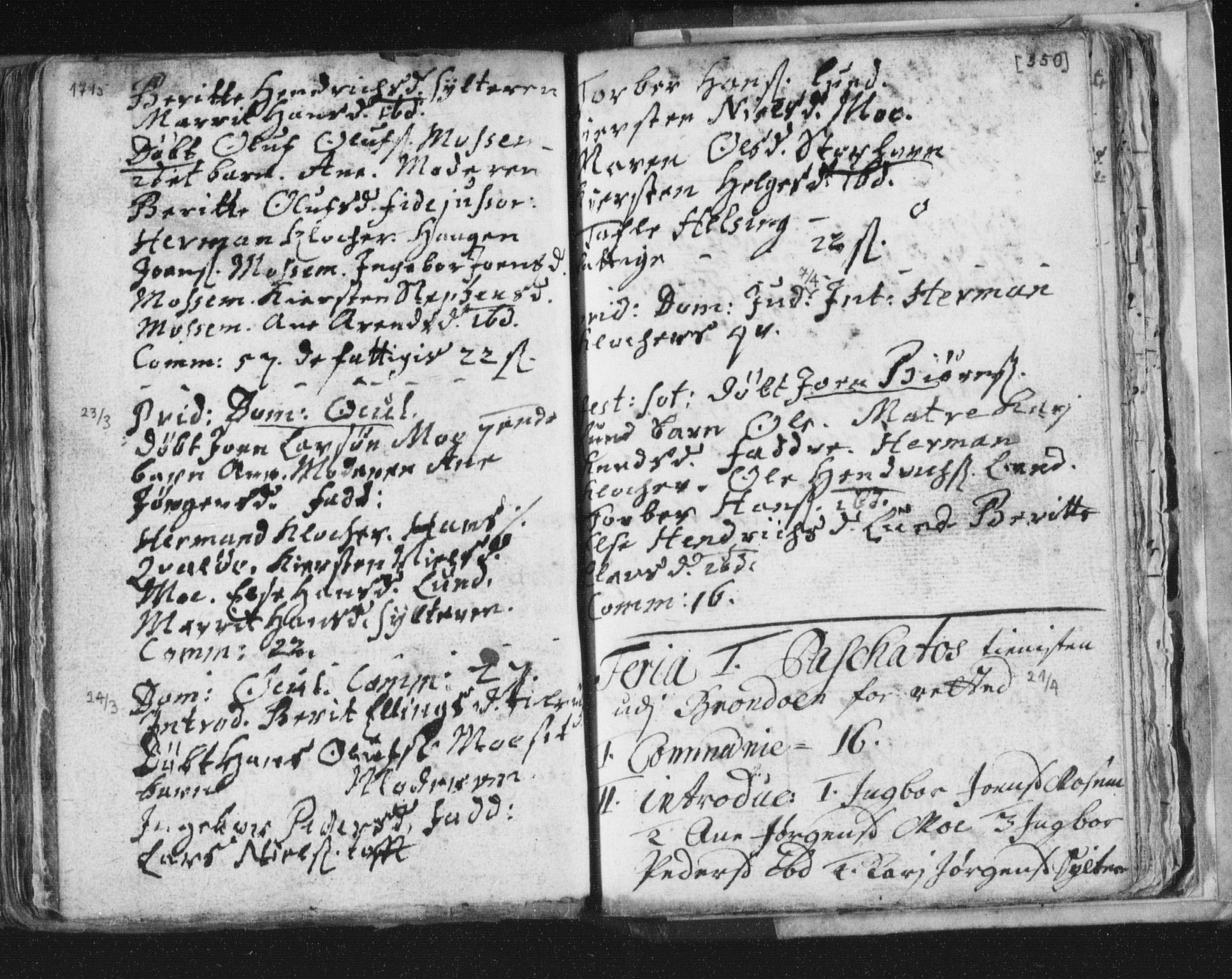 Ministerialprotokoller, klokkerbøker og fødselsregistre - Nordland, SAT/A-1459/813/L0192: Parish register (official) no. 813A02, 1677-1718, p. 350