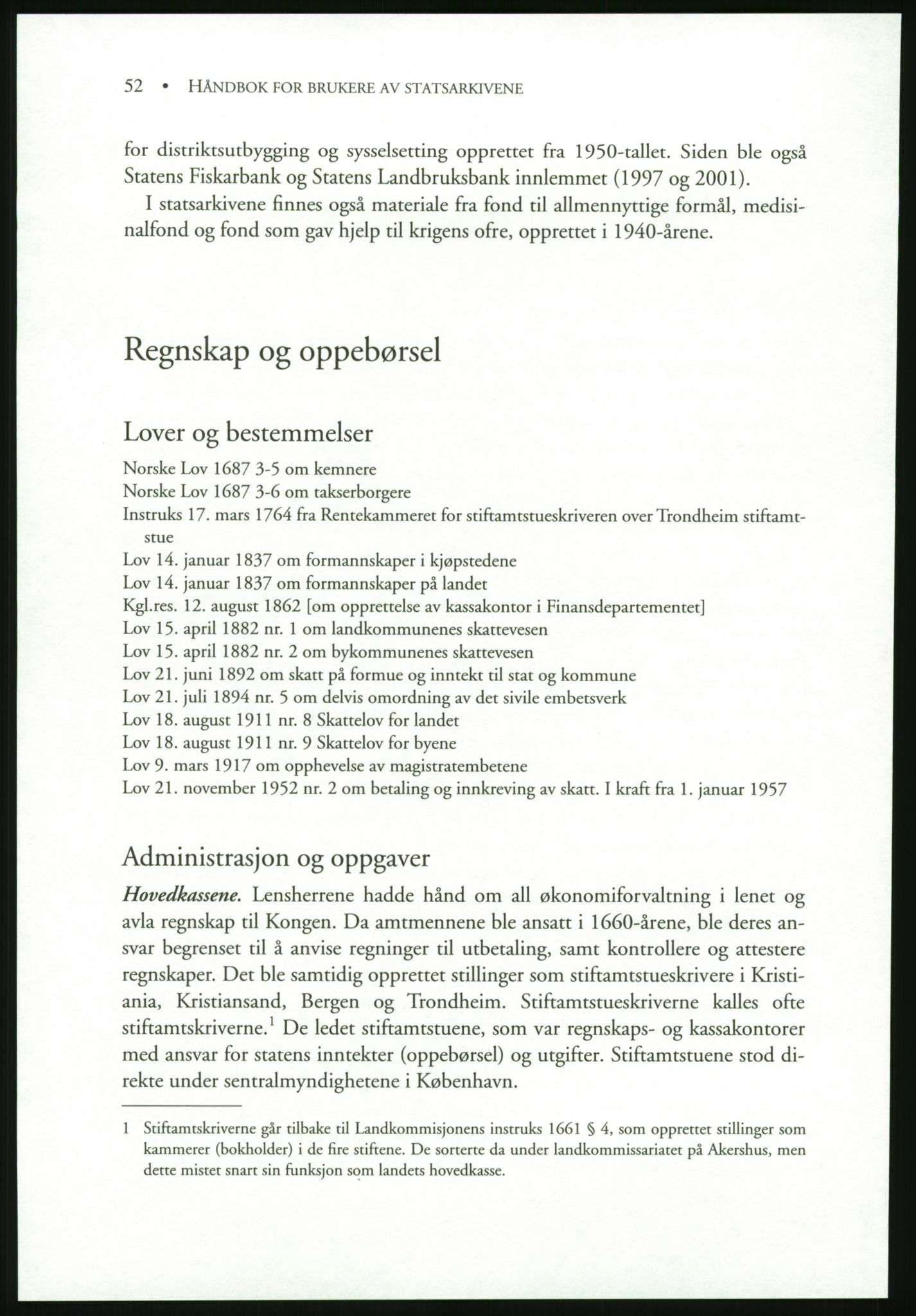 Publikasjoner utgitt av Arkivverket, PUBL/PUBL-001/B/0019: Liv Mykland: Håndbok for brukere av statsarkivene (2005), 2005, p. 52