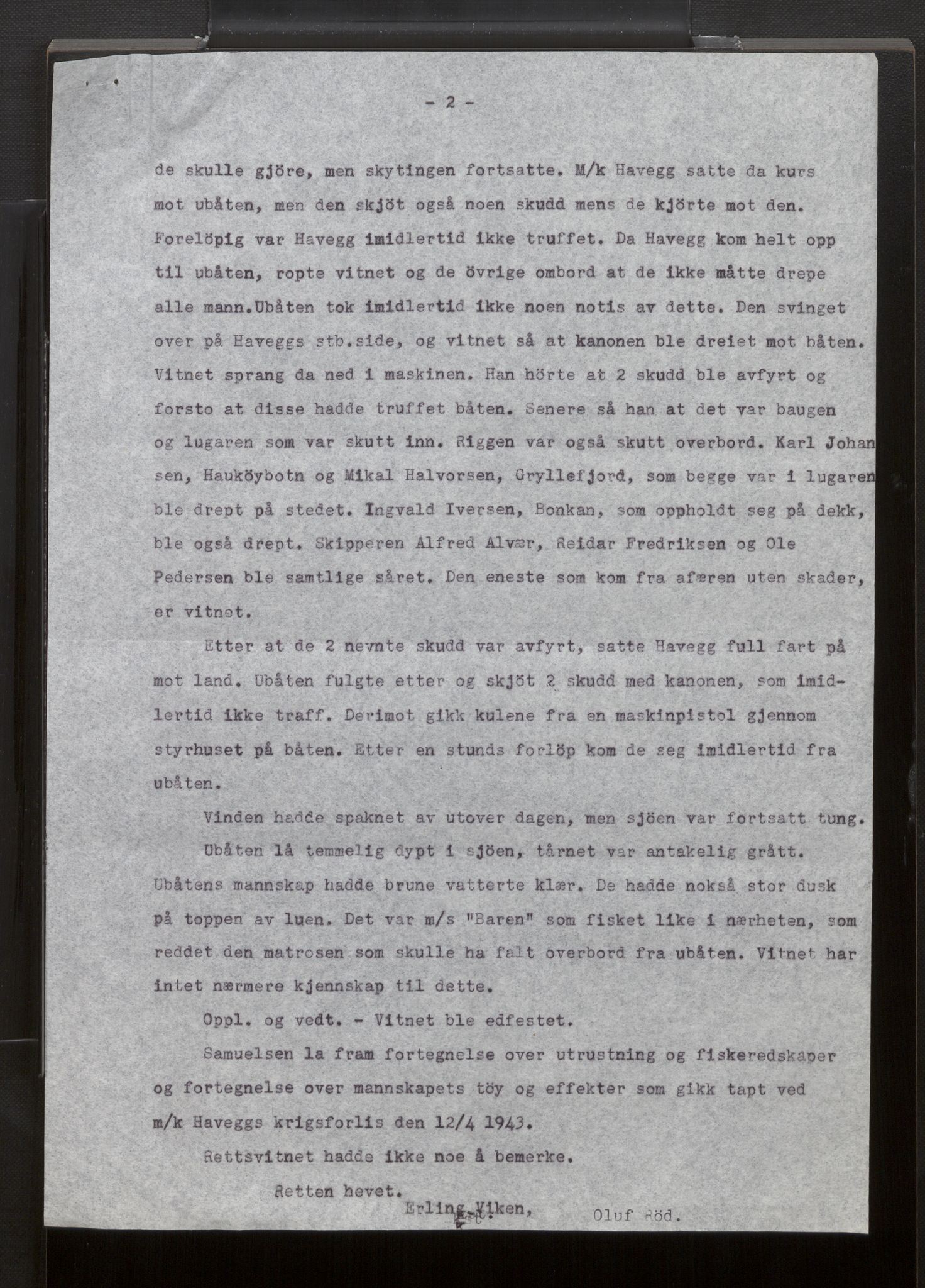 Fiskeridirektoratet - 1 Adm. ledelse - 13 Båtkontoret, AV/SAB-A-2003/La/L0042: Statens krigsforsikring for fiskeflåten, 1936-1971, p. 508