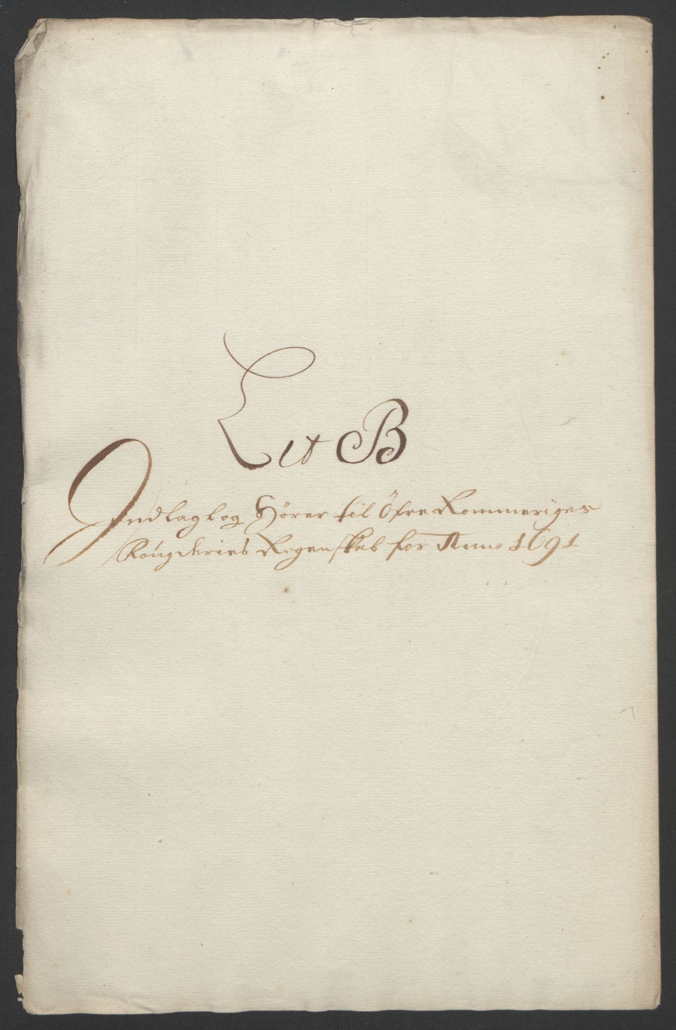 Rentekammeret inntil 1814, Reviderte regnskaper, Fogderegnskap, RA/EA-4092/R12/L0703: Fogderegnskap Øvre Romerike, 1691, p. 10
