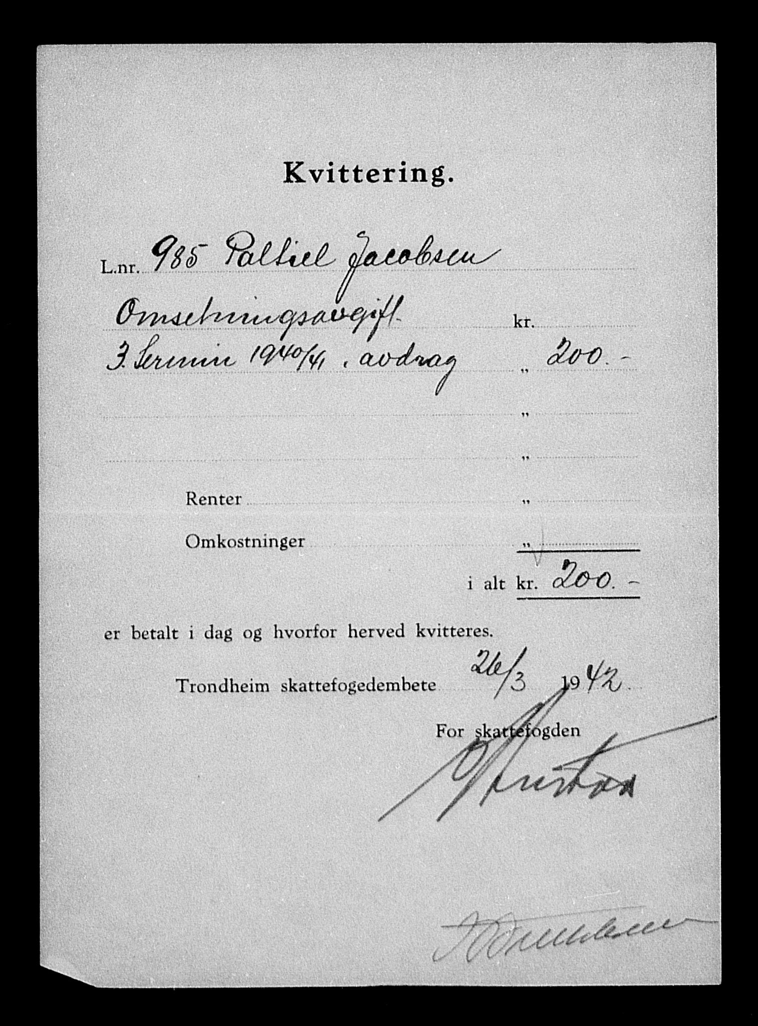 Justisdepartementet, Tilbakeføringskontoret for inndratte formuer, RA/S-1564/H/Hc/Hca/L0899: --, 1945-1947, p. 226