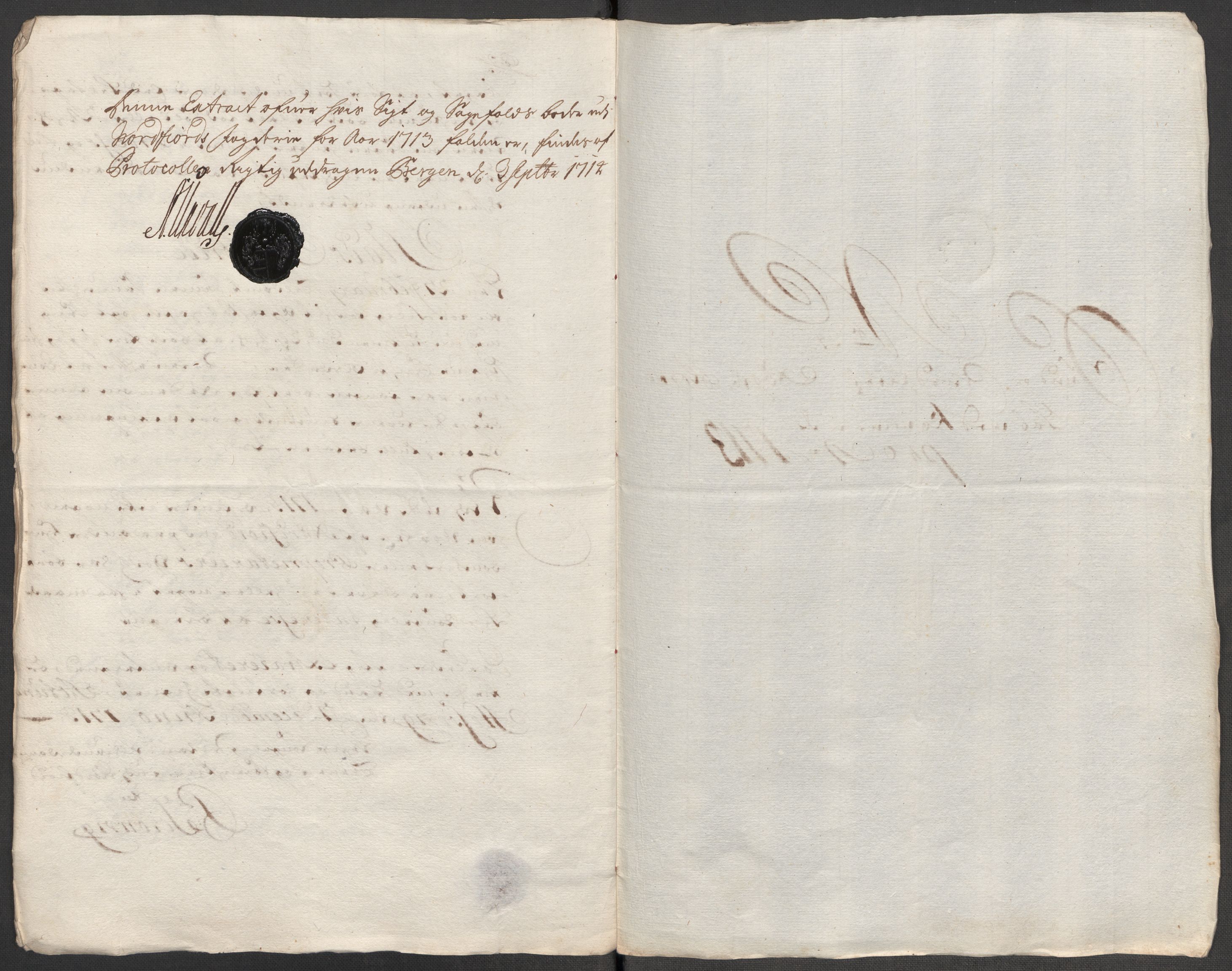 Rentekammeret inntil 1814, Reviderte regnskaper, Fogderegnskap, RA/EA-4092/R53/L3437: Fogderegnskap Sunn- og Nordfjord, 1713, p. 311