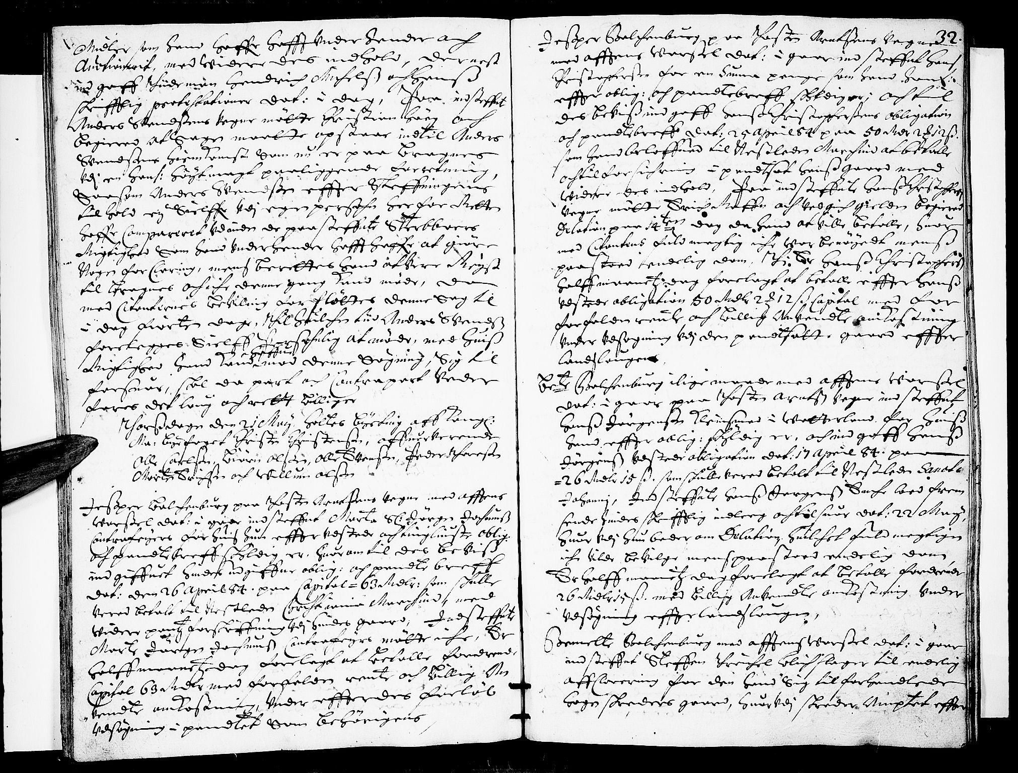 Christiania byfogd, AV/SAO-A-11543/F/Fb/L0018: Tingbok, 1685, p. 31b-32a