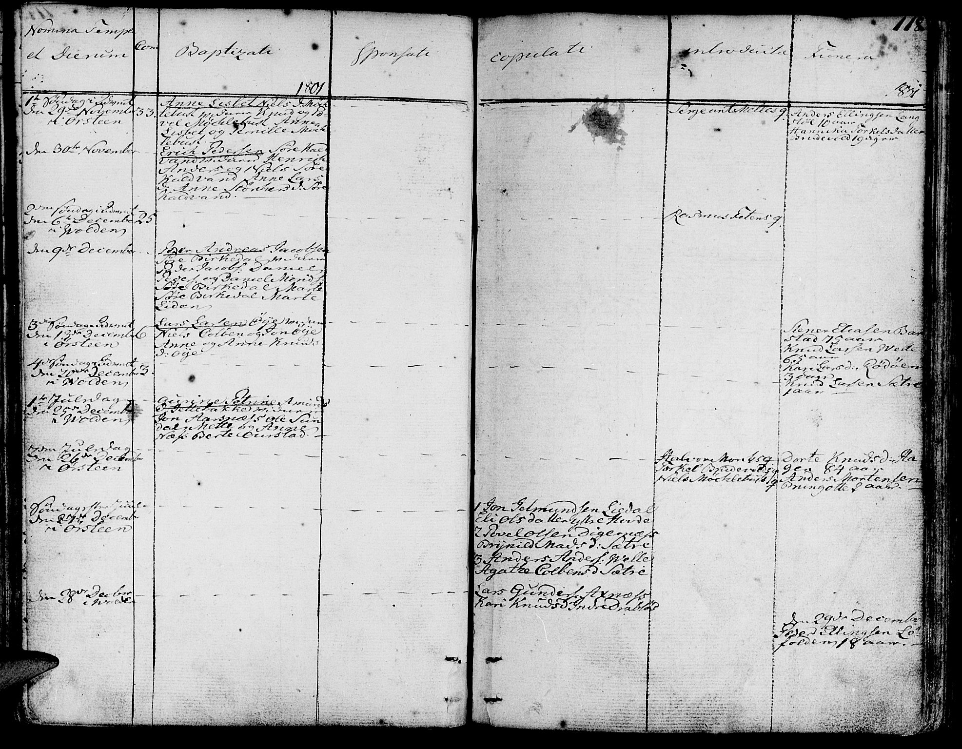 Ministerialprotokoller, klokkerbøker og fødselsregistre - Møre og Romsdal, AV/SAT-A-1454/511/L0137: Parish register (official) no. 511A04, 1787-1816, p. 118